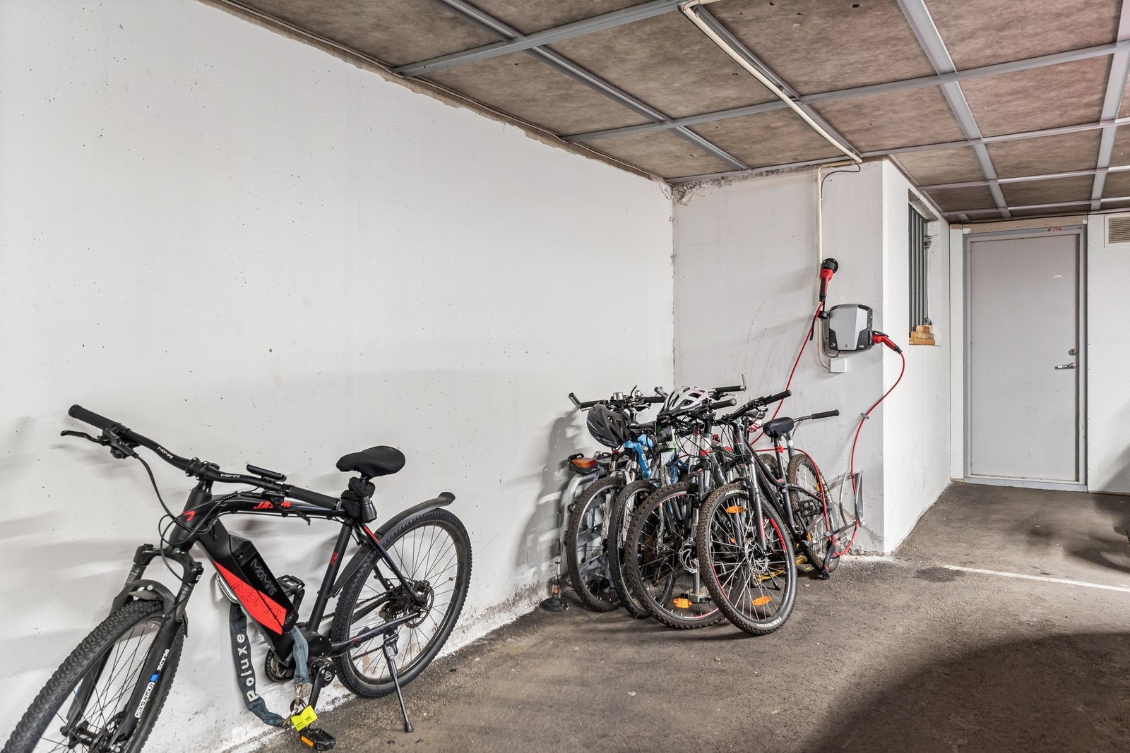 Videre er det mulighet for å parkere sykkel på sameiets fellesområde Galleribilde