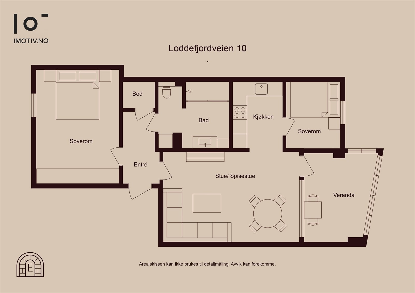 - Leilighetens planløsning - Galleribilde