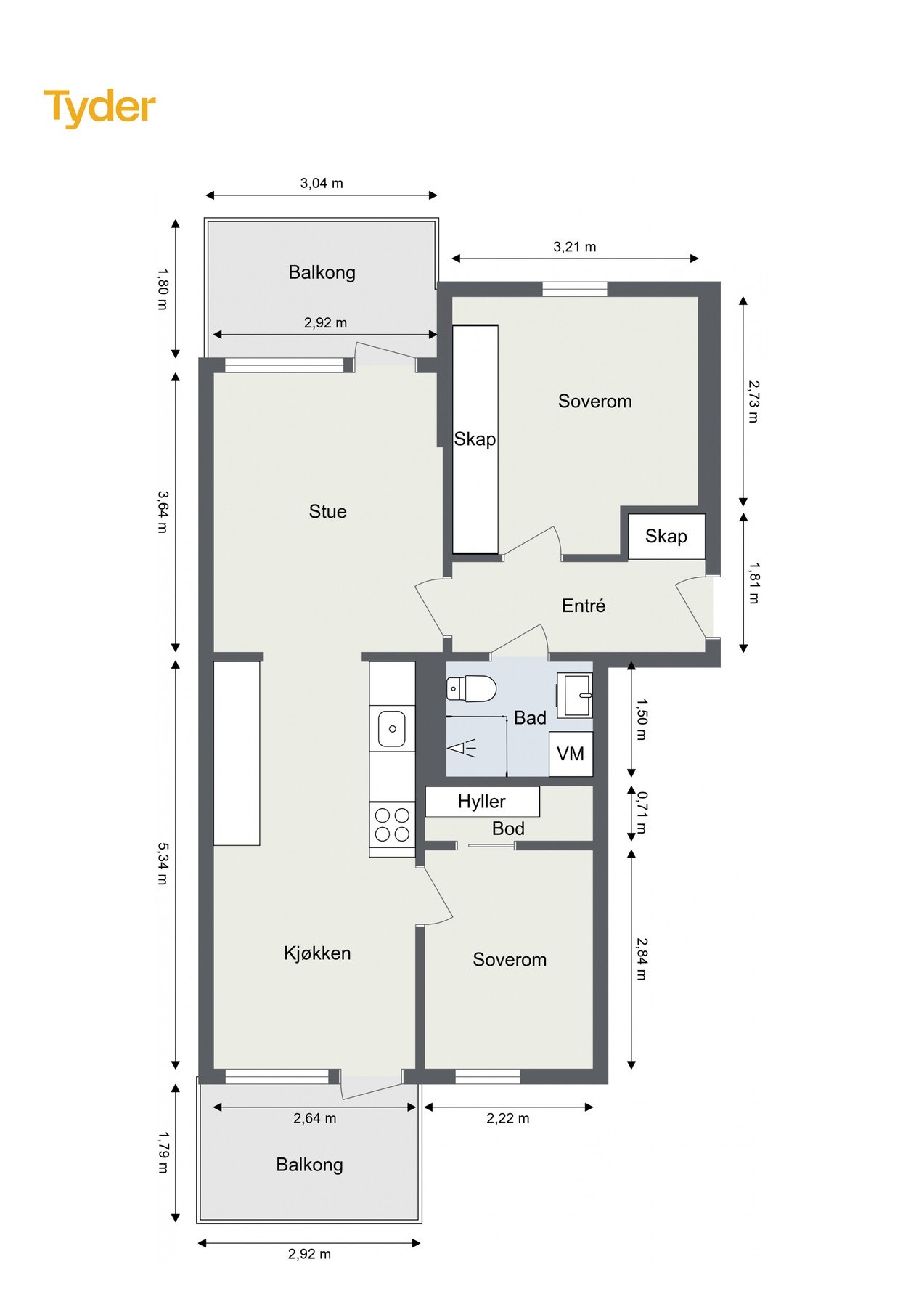 Planløsning. Galleribilde