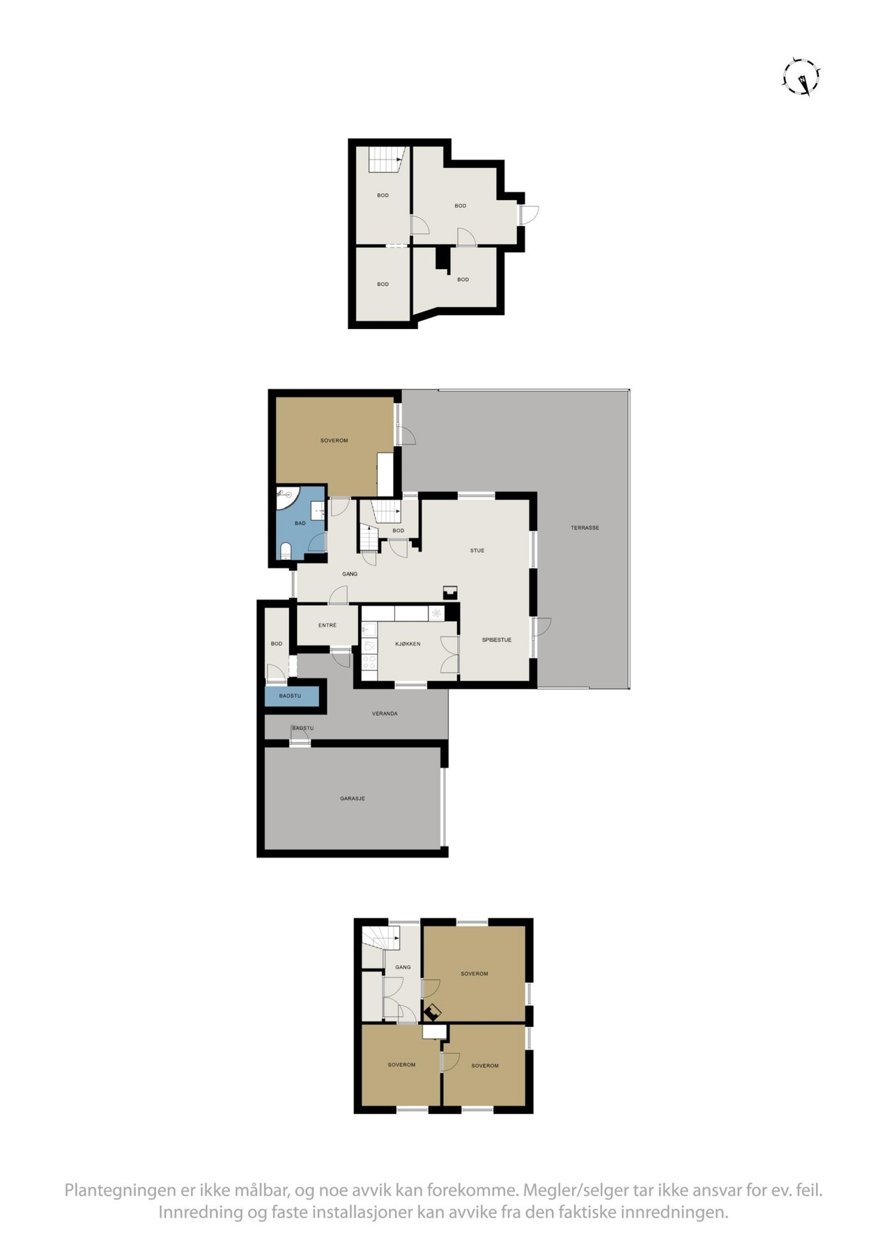 Plantegninger av hele eiendommen Galleribilde