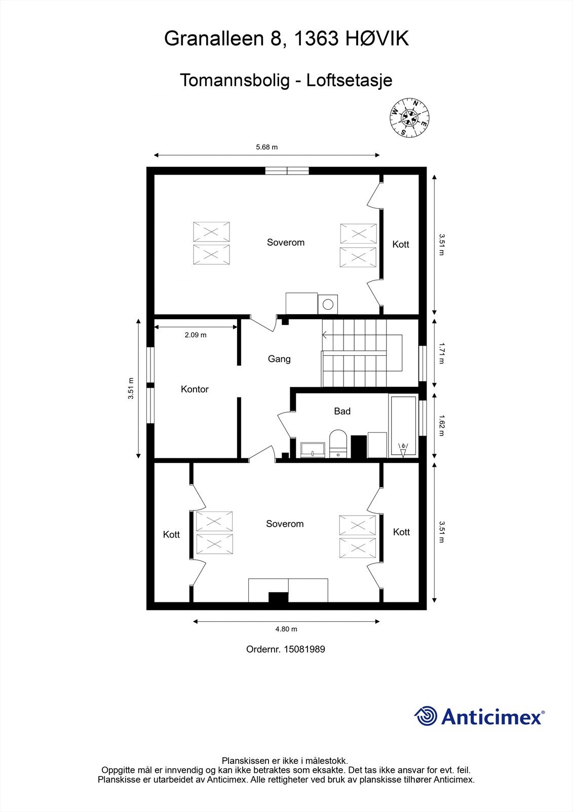 Plantegning Galleribilde