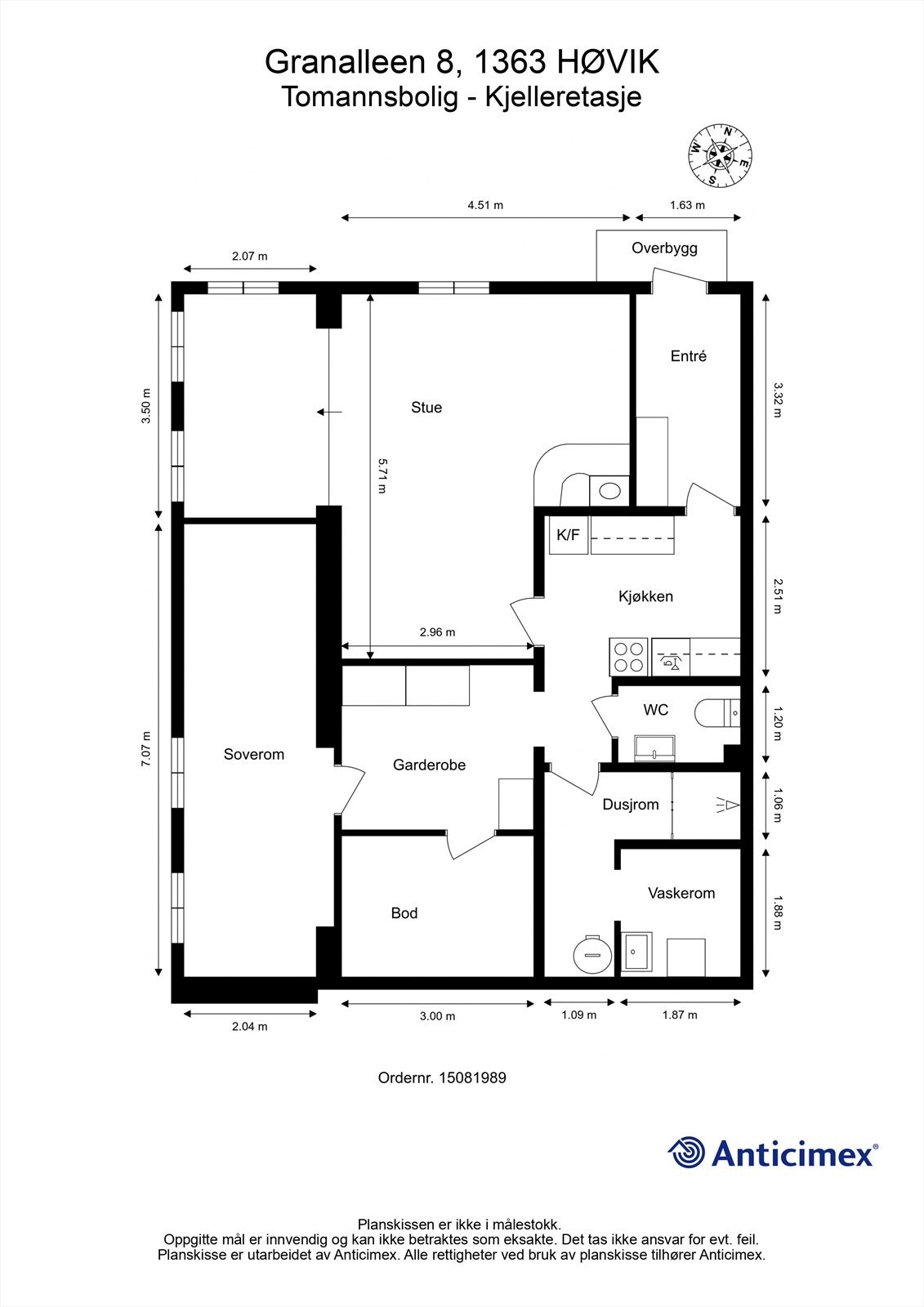 Plantegning Galleribilde
