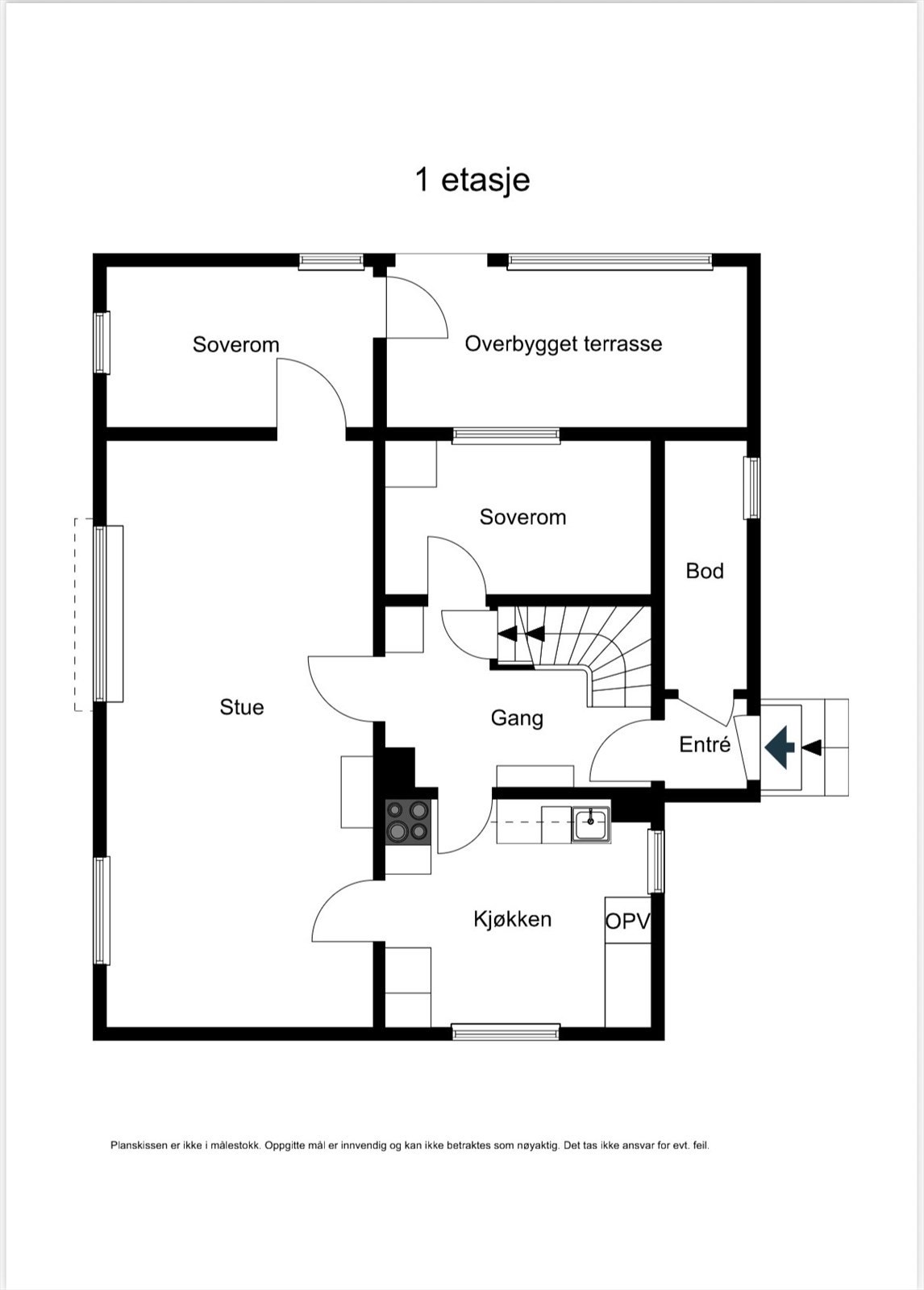 Planløsning- 1.etasje Galleribilde