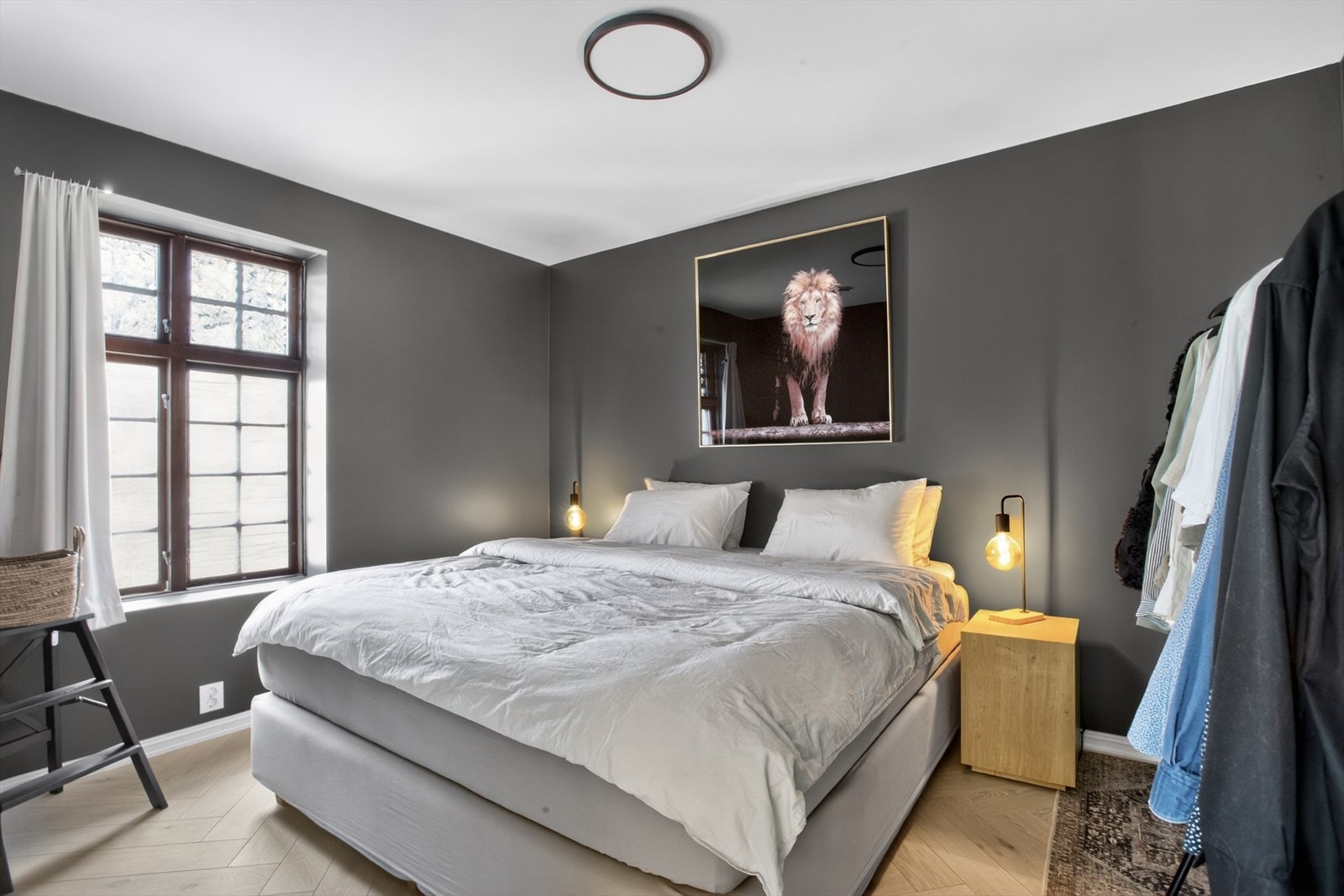 Romslig soverom Galleribilde
