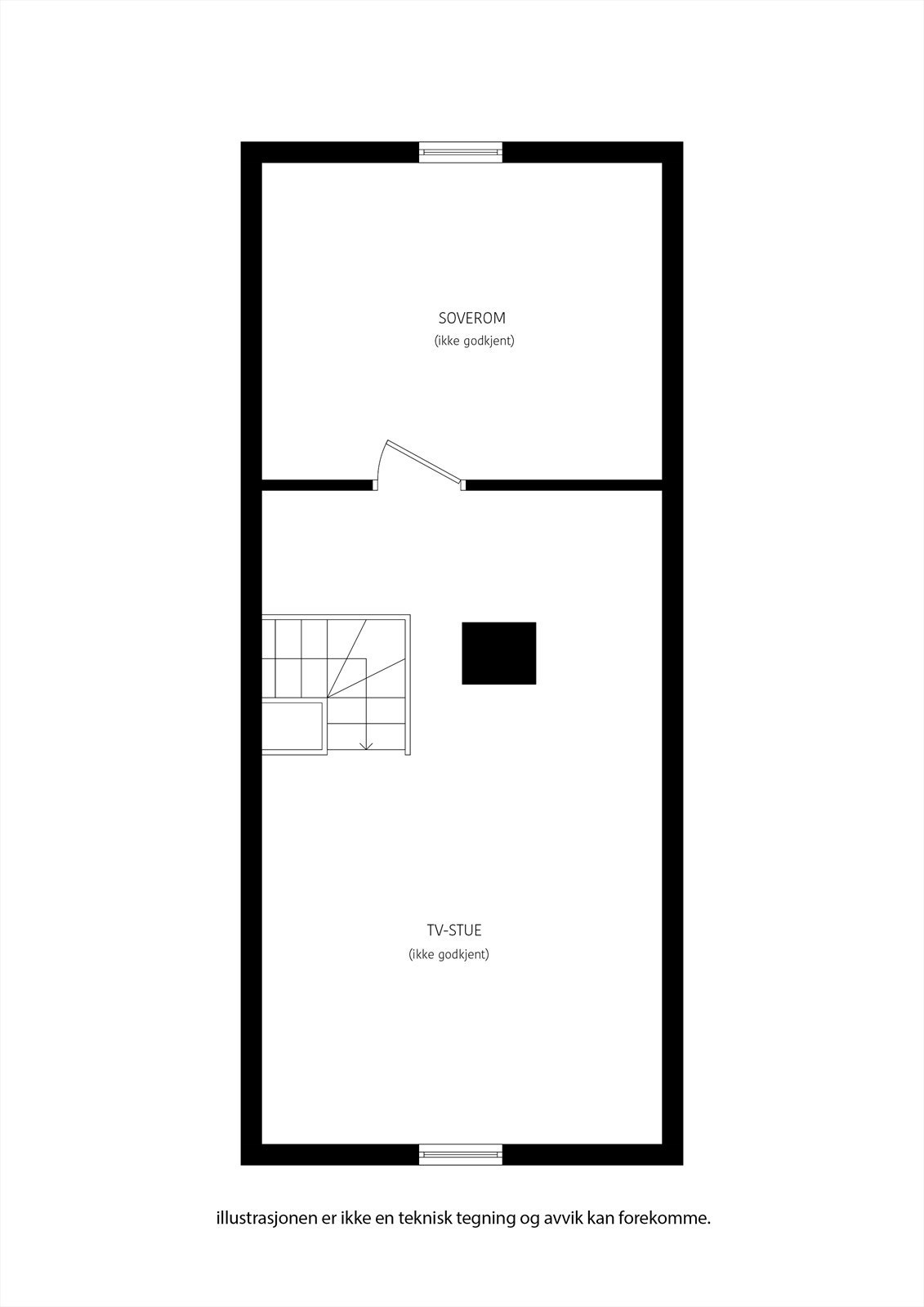 Hafrsfjordgata 36 Loft 2D Galleribilde