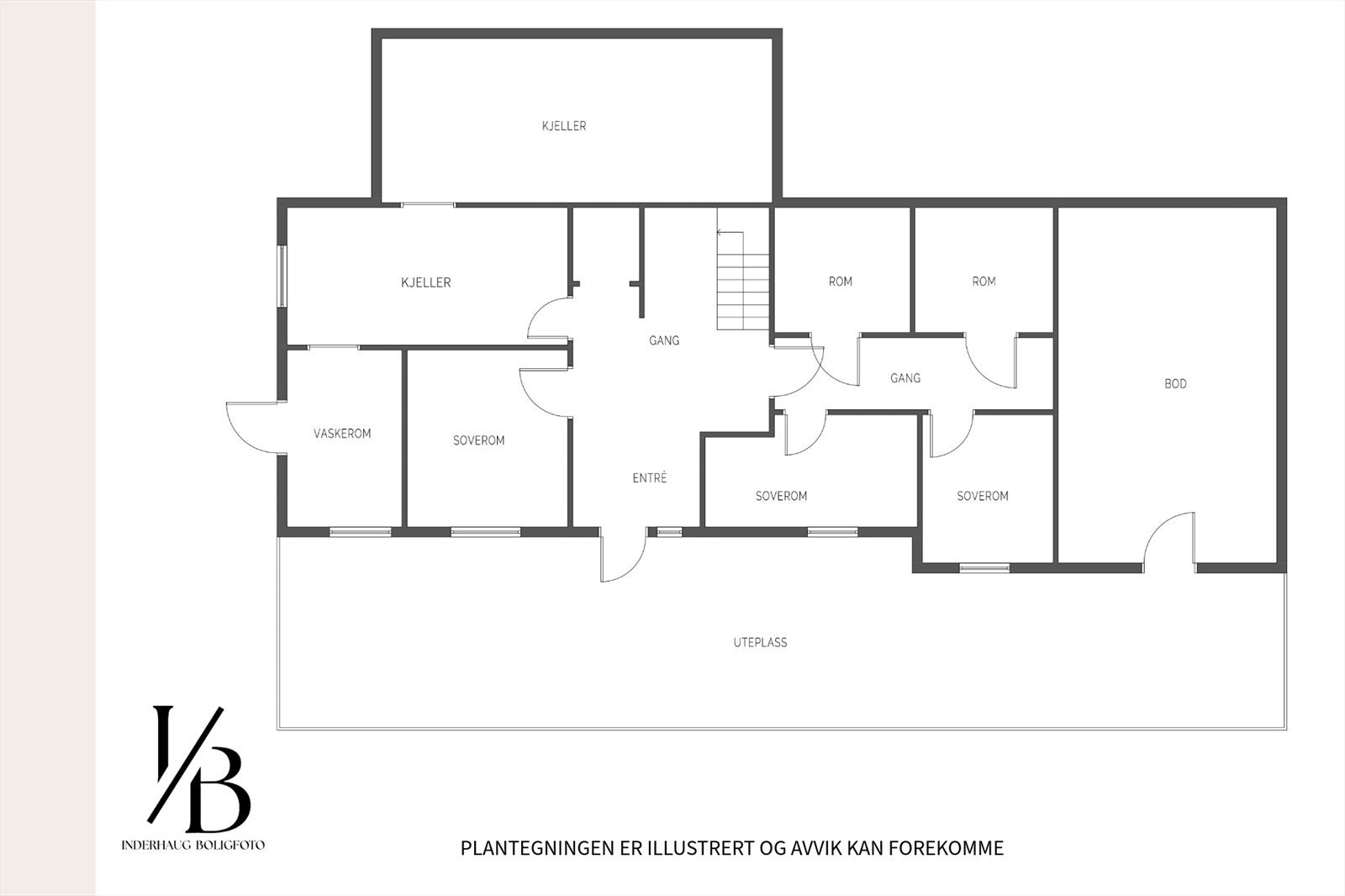 Plantegning 1. etasje. Galleribilde