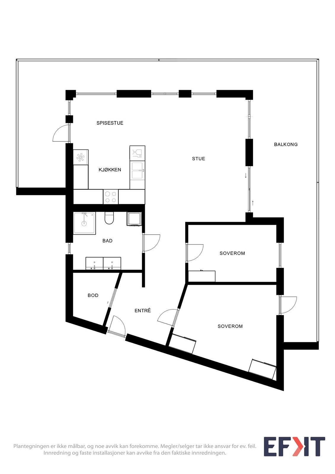 Plantegning 2. etasje Galleribilde