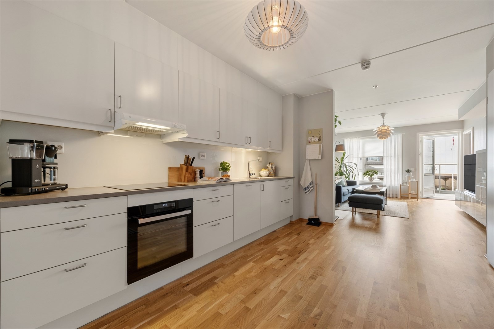 Leiligheten har en god planløsning med åpen stue/kjøkken løsning. Galleribilde
