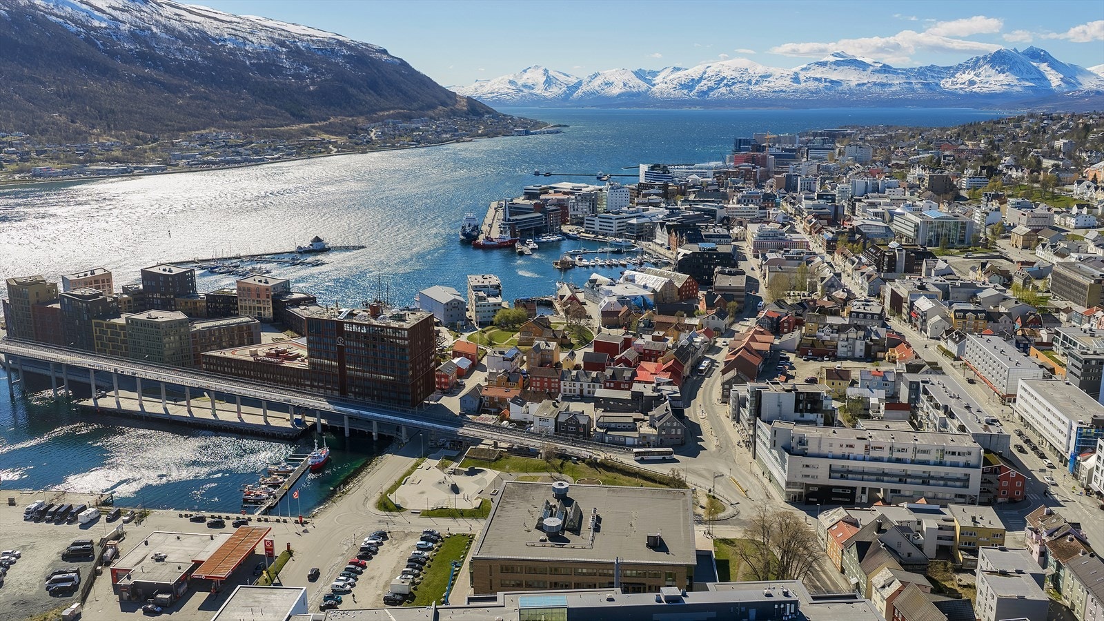 Meget sentral beliggenhet i nordre del av Tromsø sentrum. Galleribilde