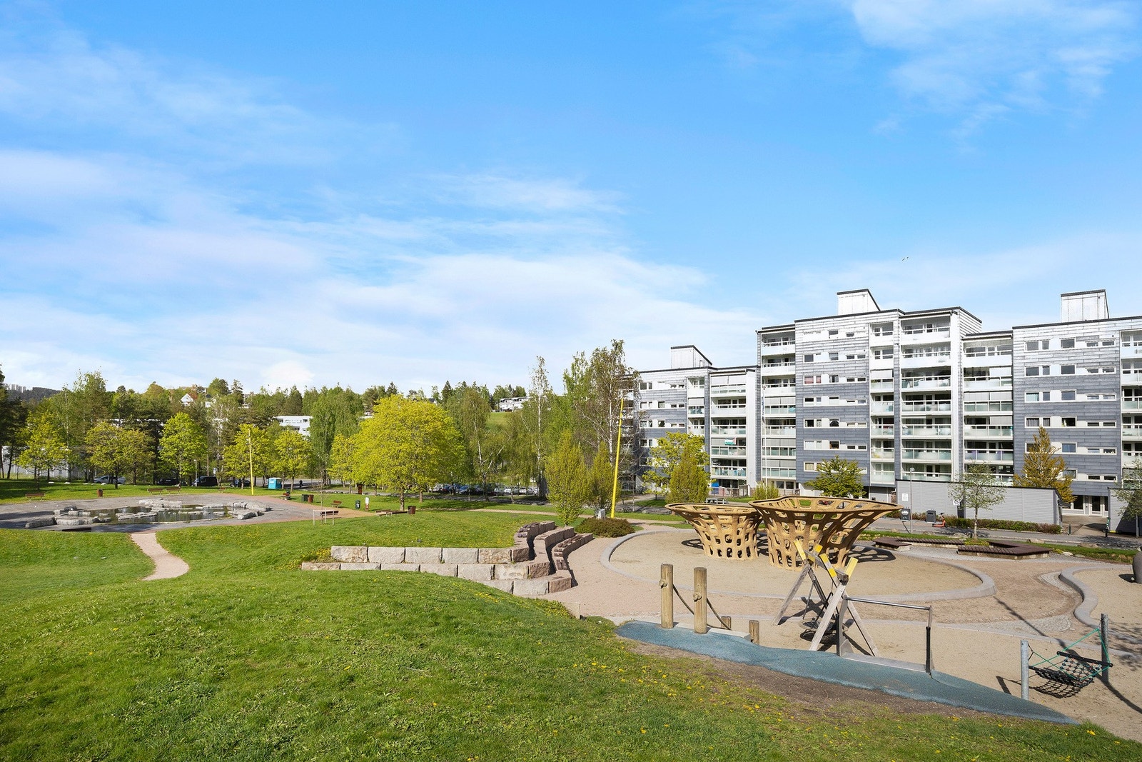 Et barnevennlig og hyggelig område. Galleribilde