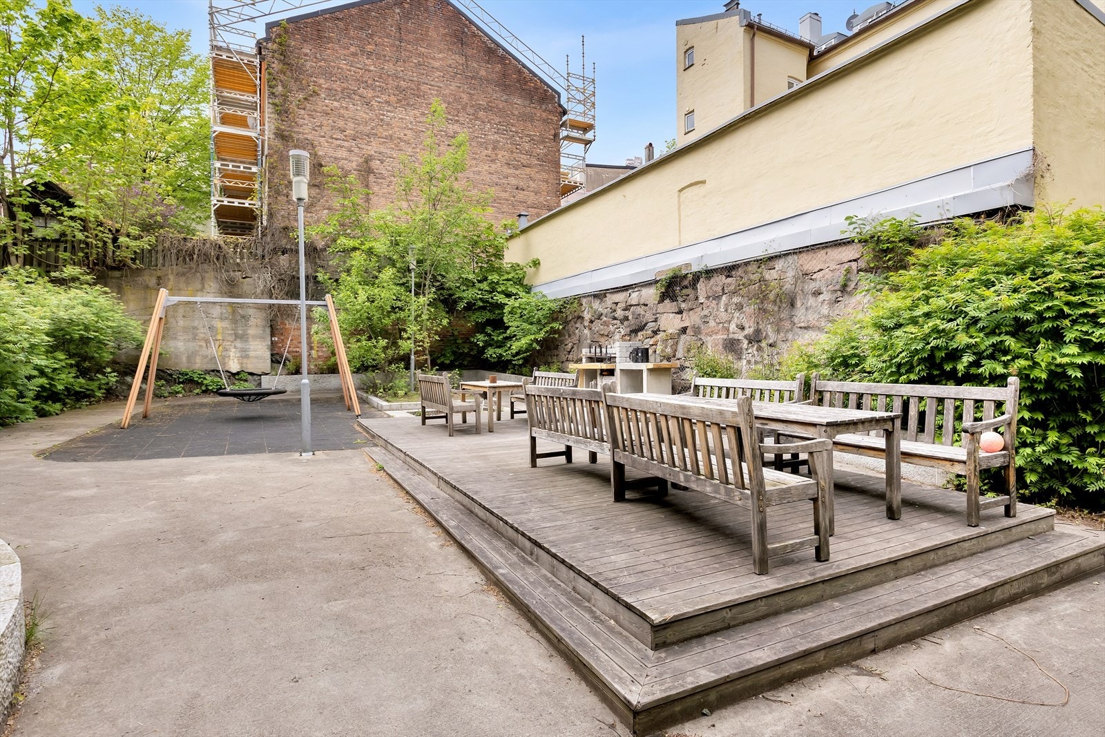 Borettslagets fellesareal. Galleribilde