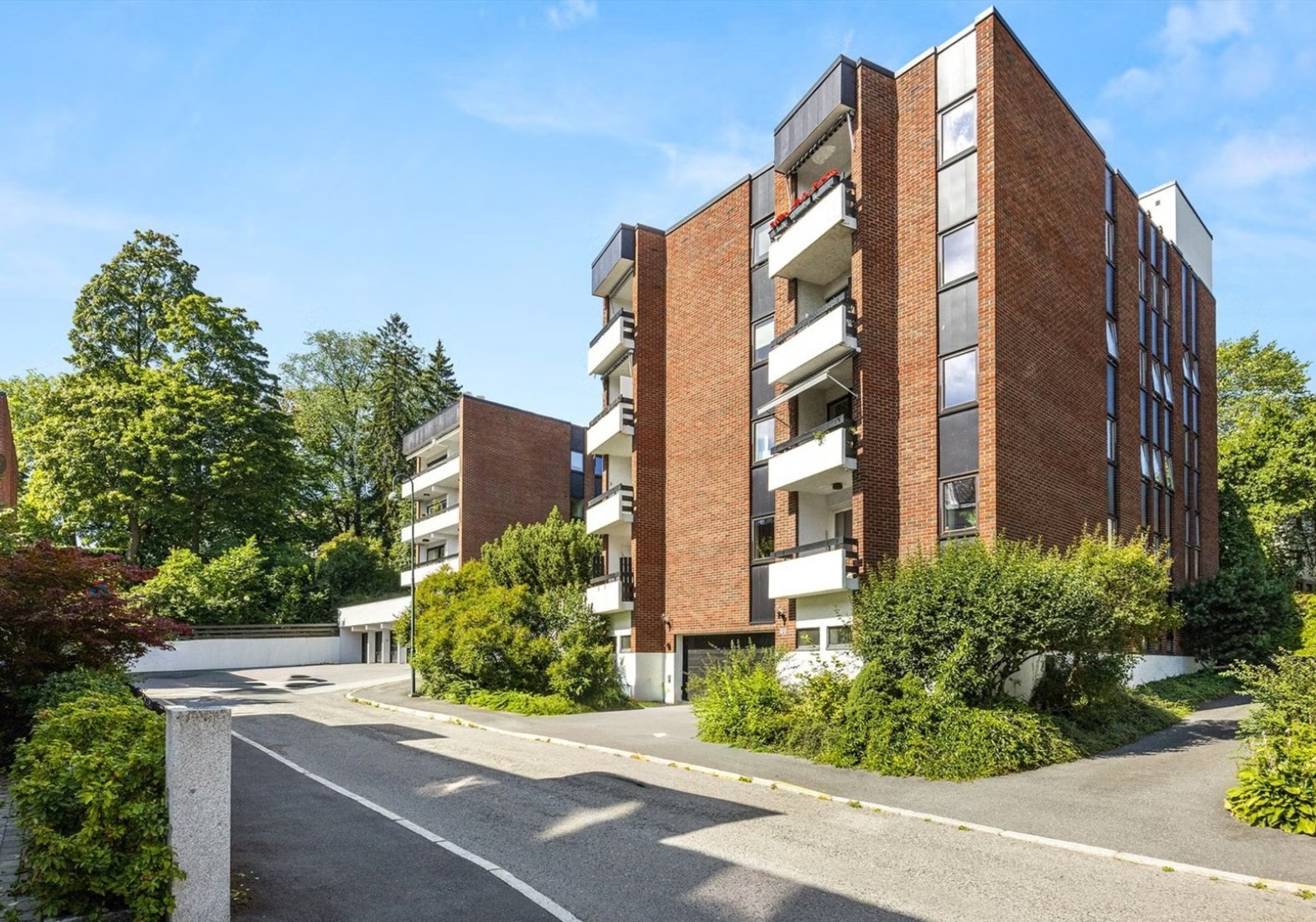 Fredelige omgivelser i stille blindgate Galleribilde