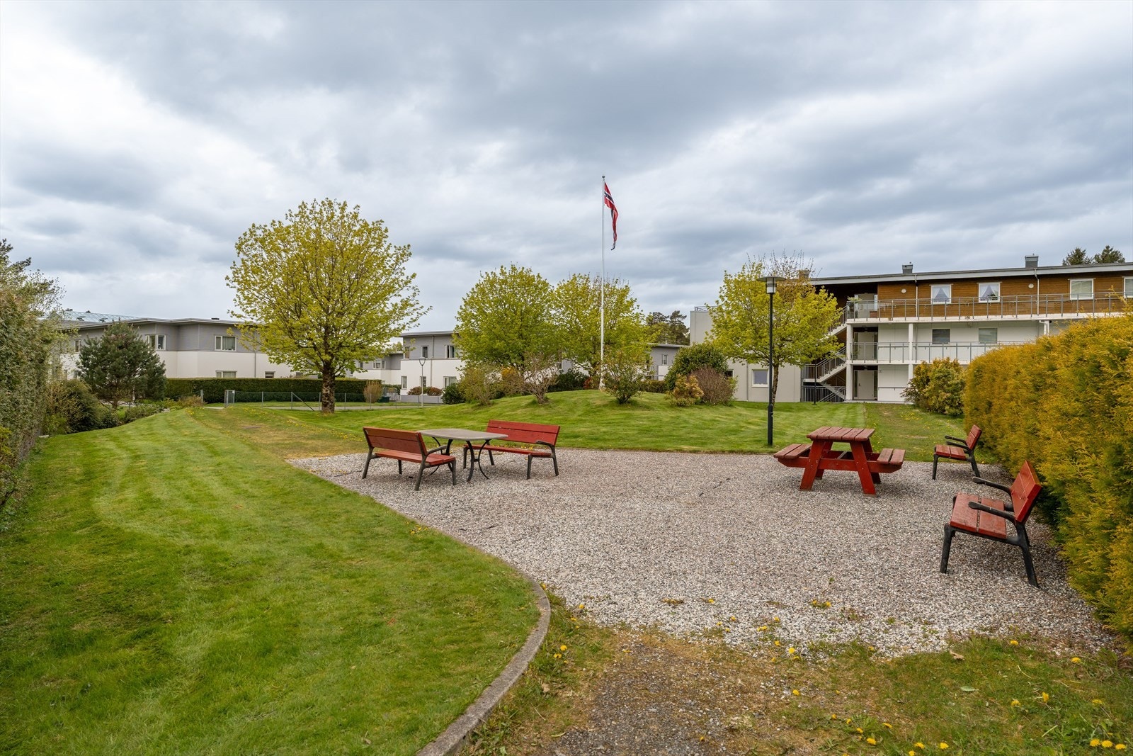 Fin sittegruppe på felles areal. Galleribilde