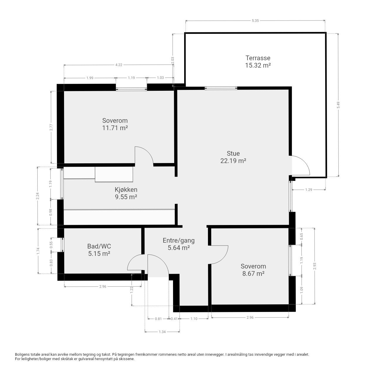 Plantegning Galleribilde