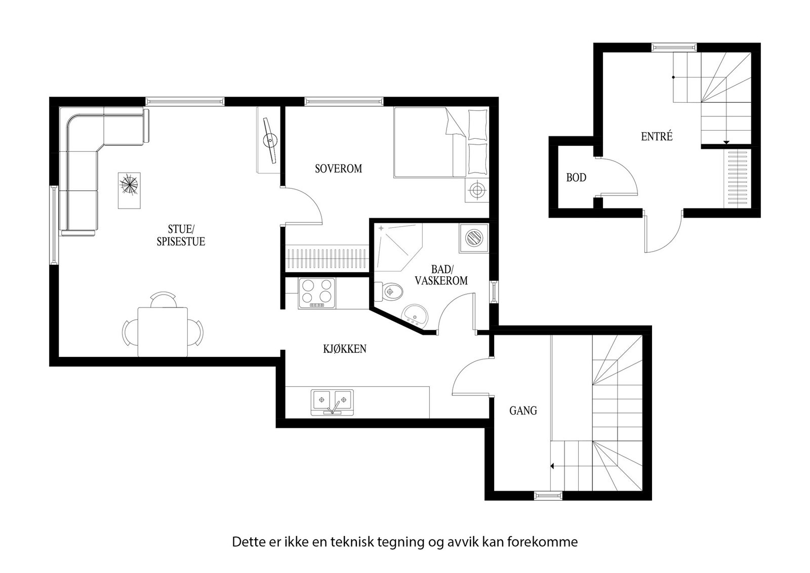 Plantegning Galleribilde