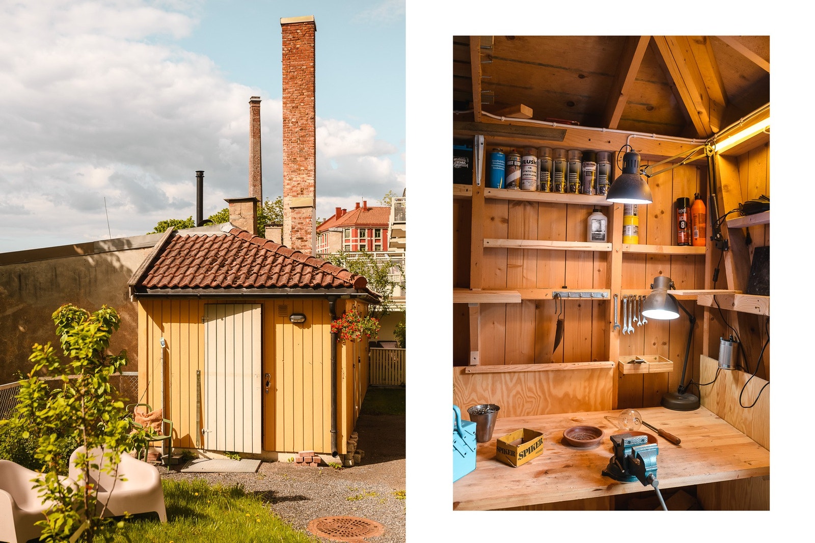 Praktisk bod i uthus på ca. 5 m² like utenfor leiligheten. Galleribilde