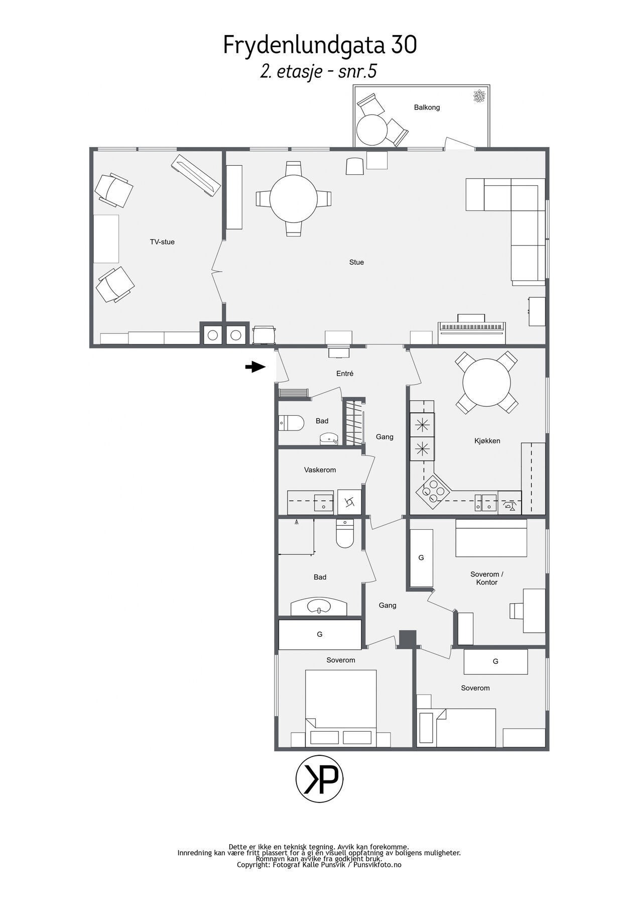 Plantegning Galleribilde