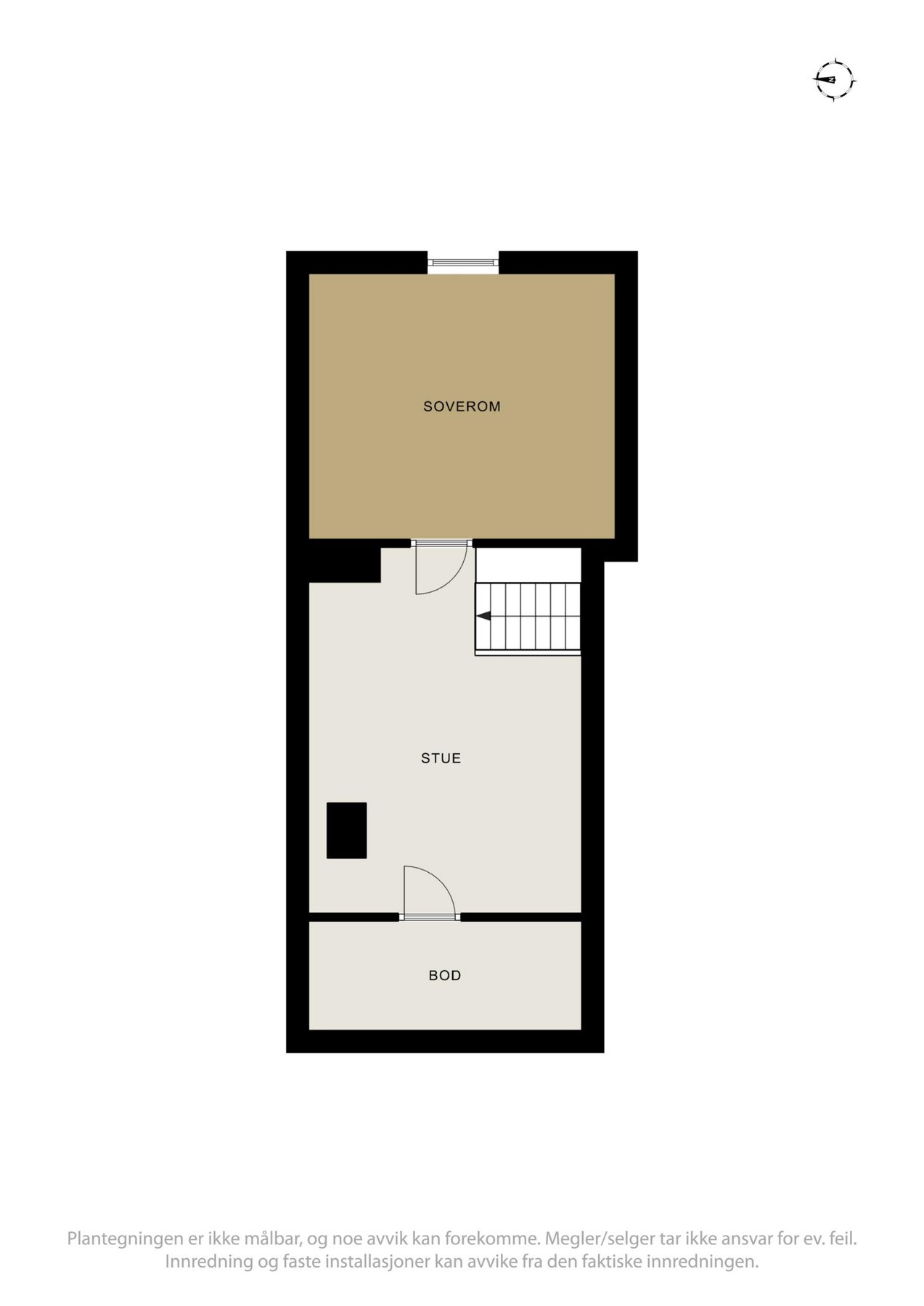 Plantegning loft. Galleribilde