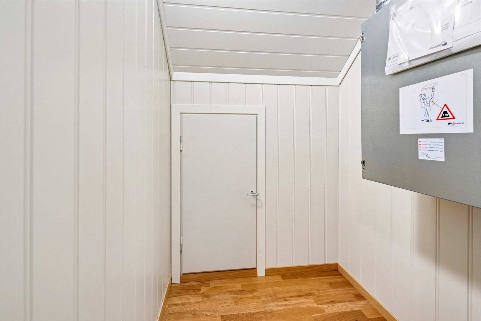 Det tekniske rommet i 2. etasje fungerer også utmerket som ekstra bod Galleribilde