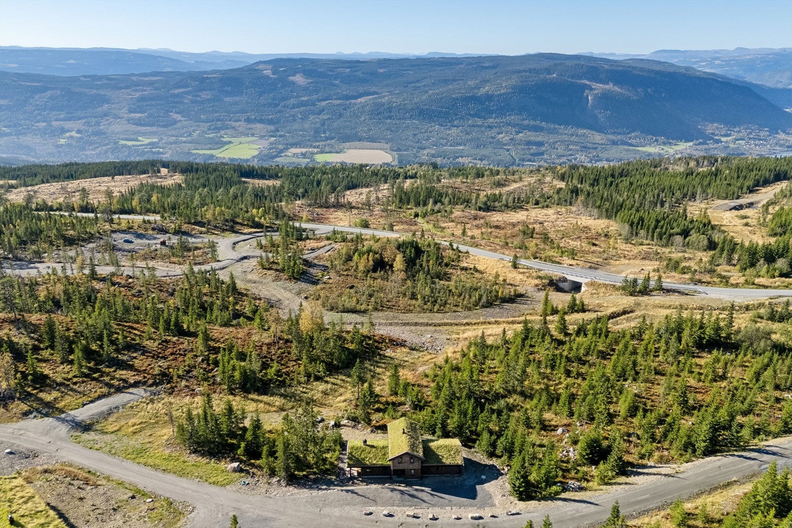 Tomteområdet er under utvikling, og all infrastruktur er klargjort Galleribilde