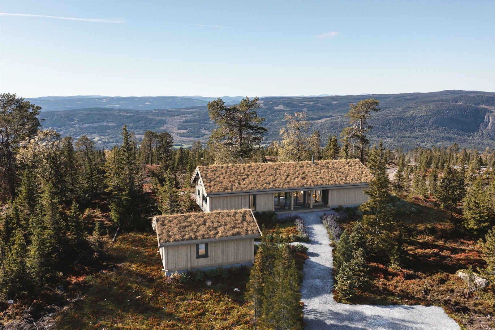 øvrehøghaugen_hafjell-rindalshytter_Drone illustrasjon Galleribilde