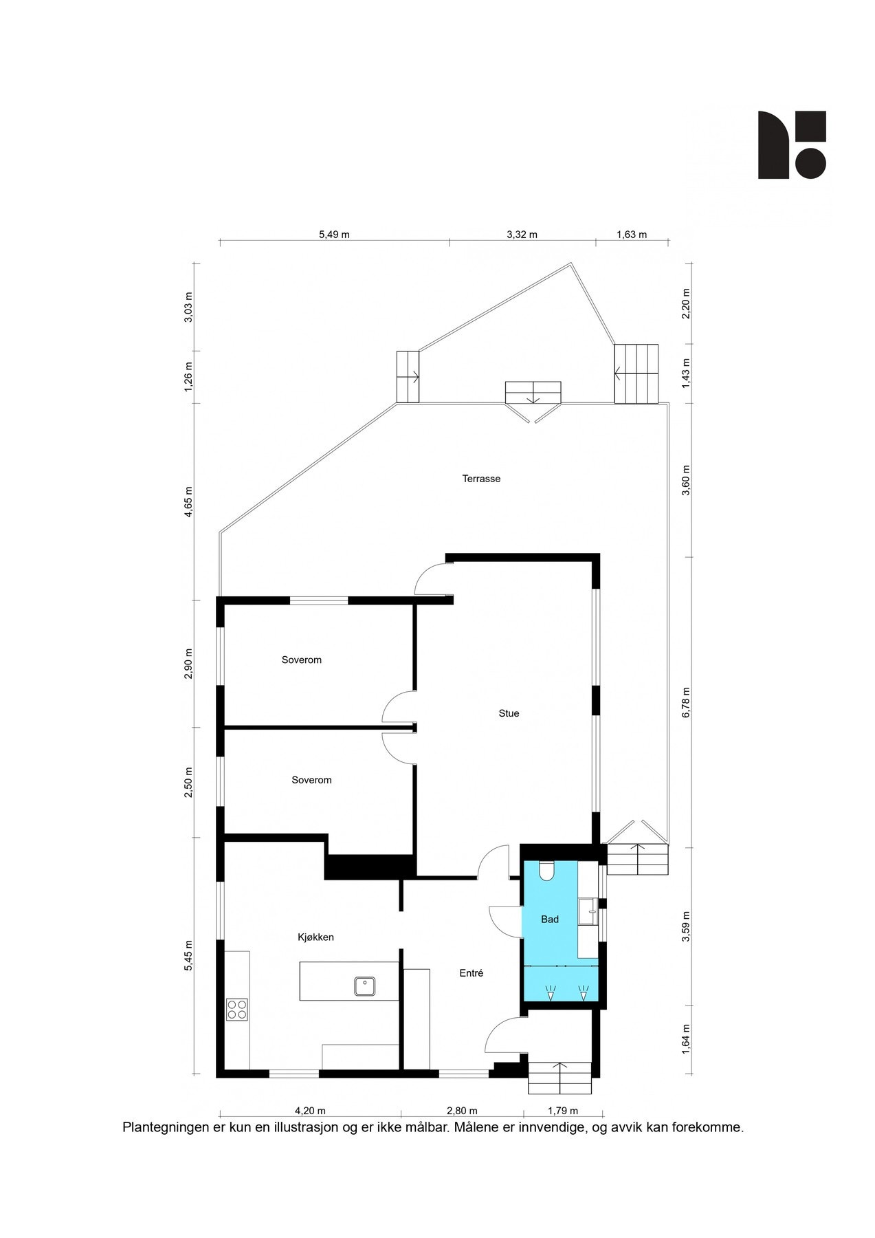 Plantegning Galleribilde