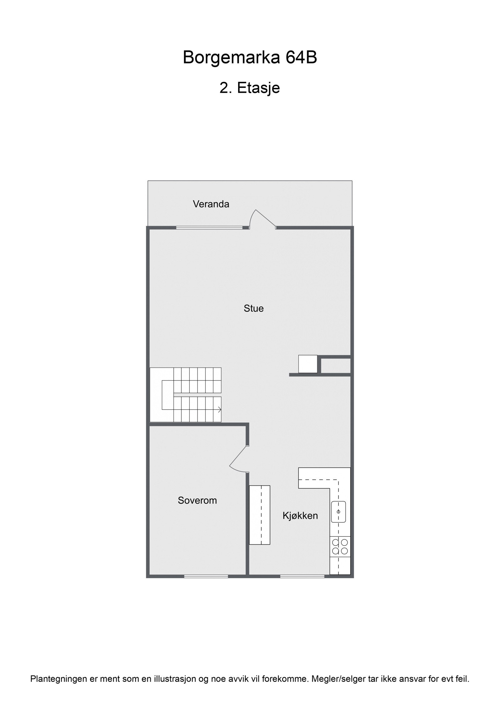 Planskisse 2. etasje Galleribilde