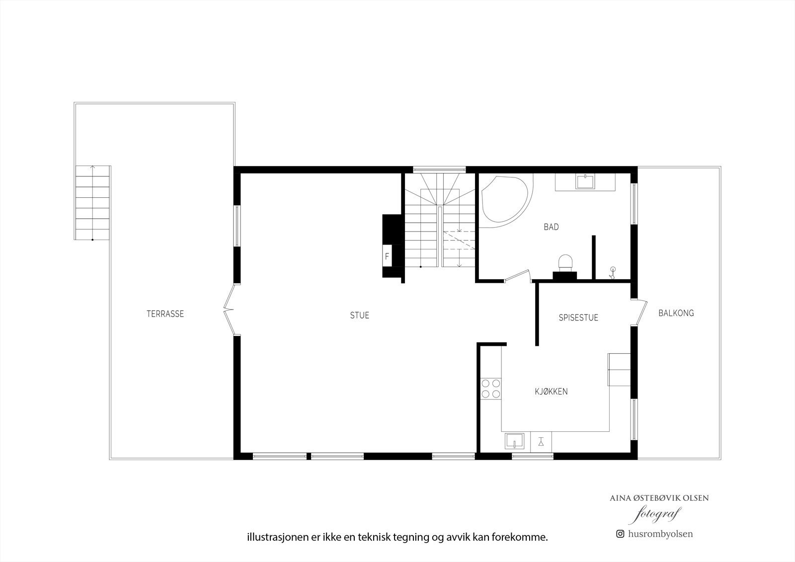Plantegning hovedetasje Galleribilde