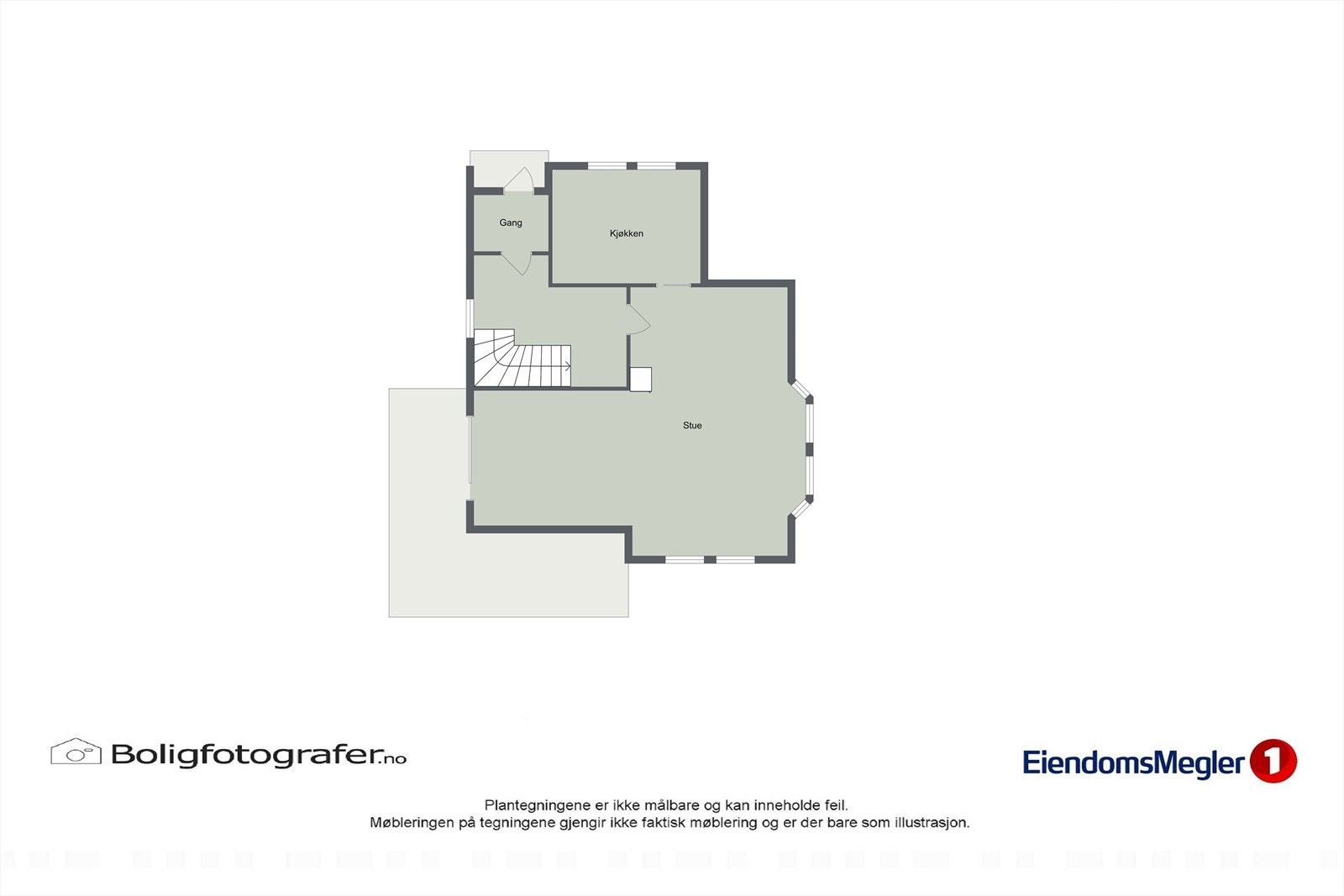 Plantegning 1. etasje. Galleribilde