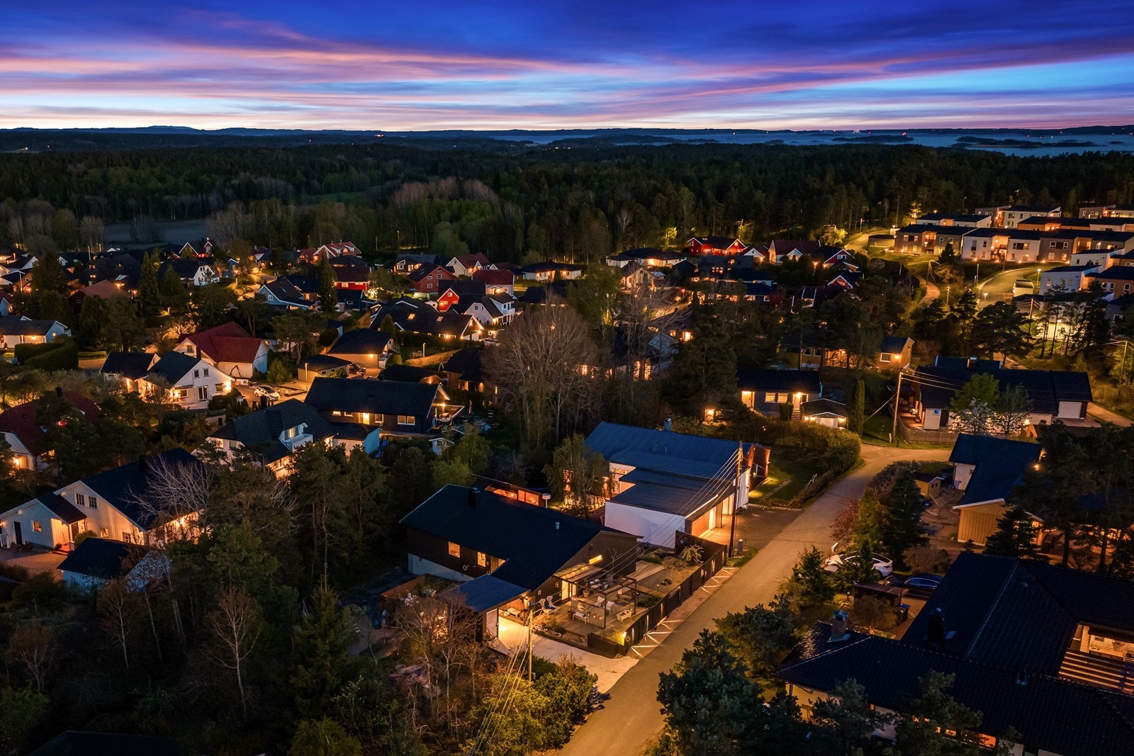 Området byr på gode turmuligheter med nærhet til skog og mark. Galleribilde