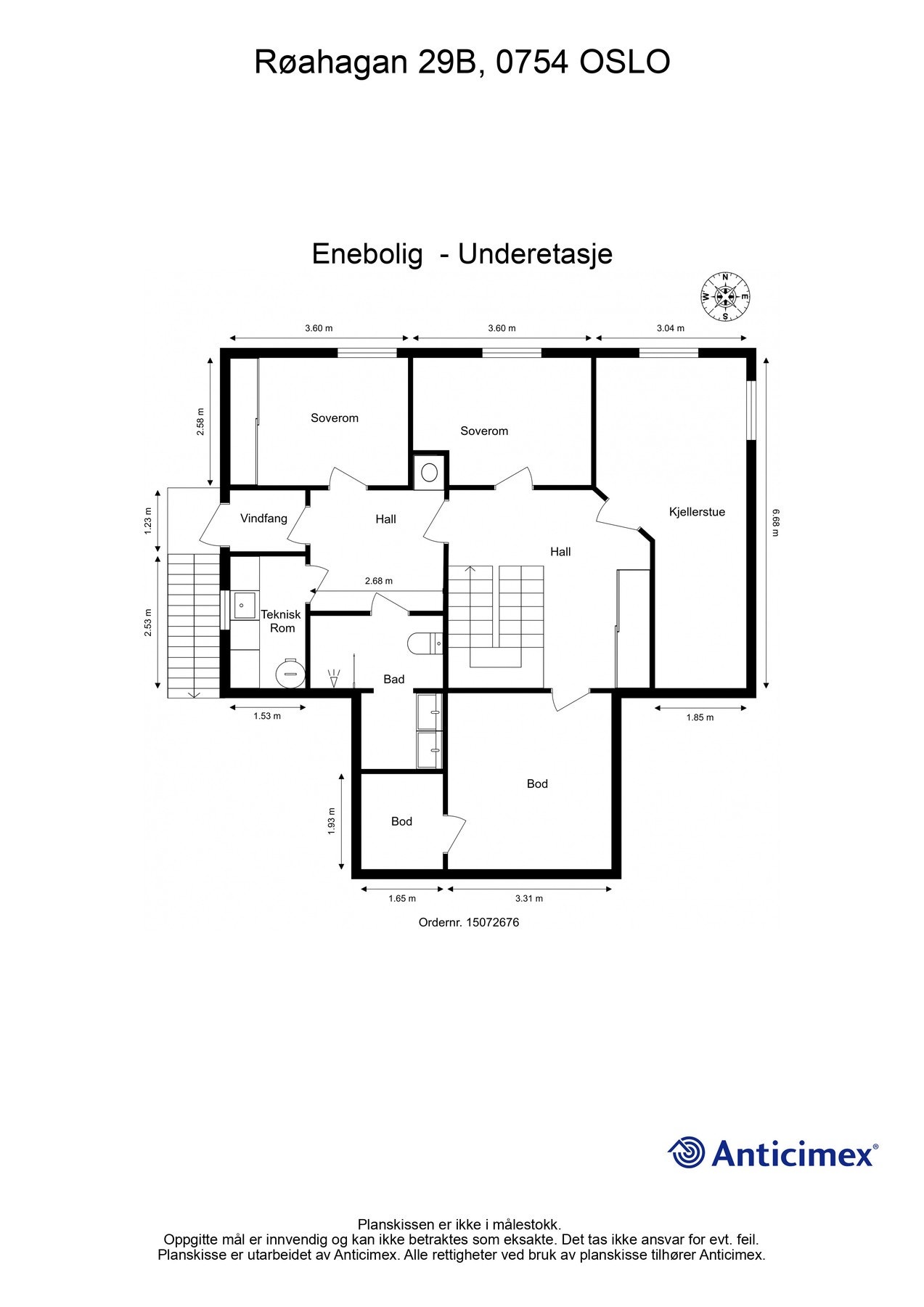 Plantegning U.etg Galleribilde