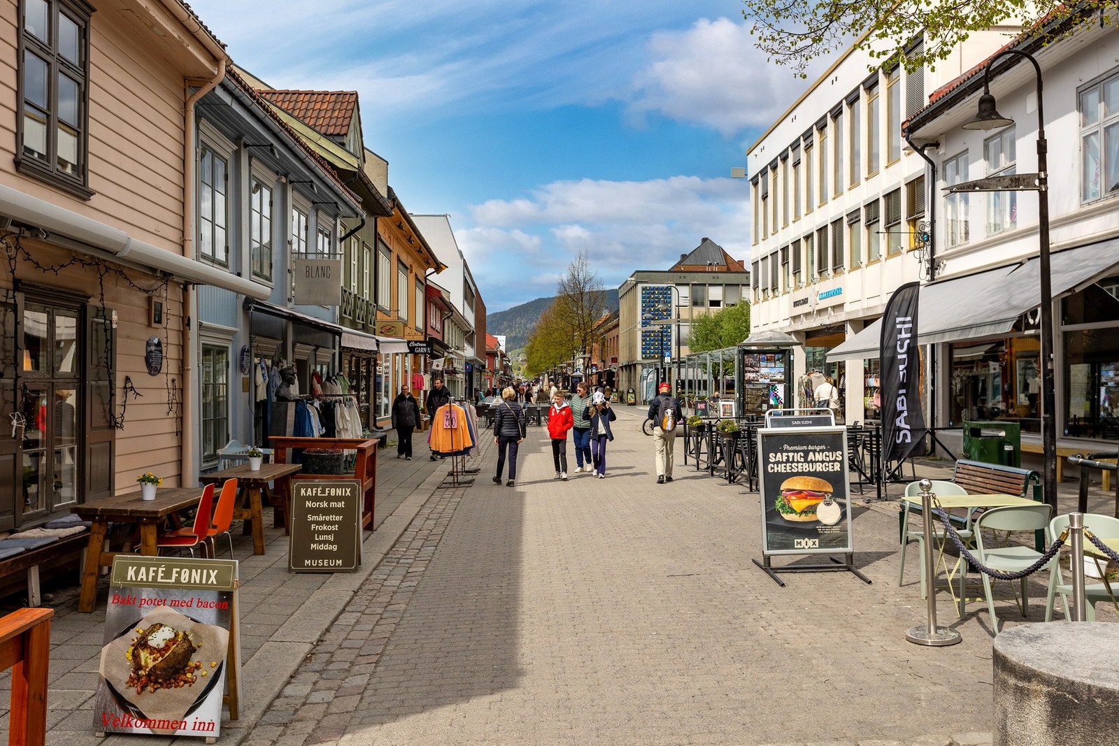 Boligen ligger sentralt til med umiddelbar nærhet til hyggelige handlegater, kaféer og byliv. Galleribilde