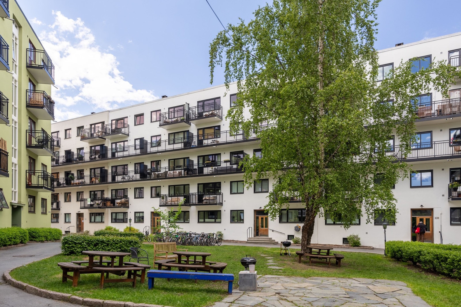Frodig felles uteområder. Galleribilde