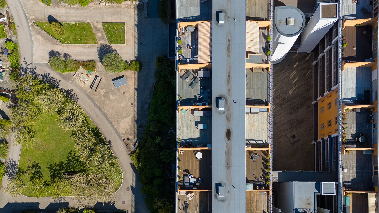 Dronebildet Galleribilde