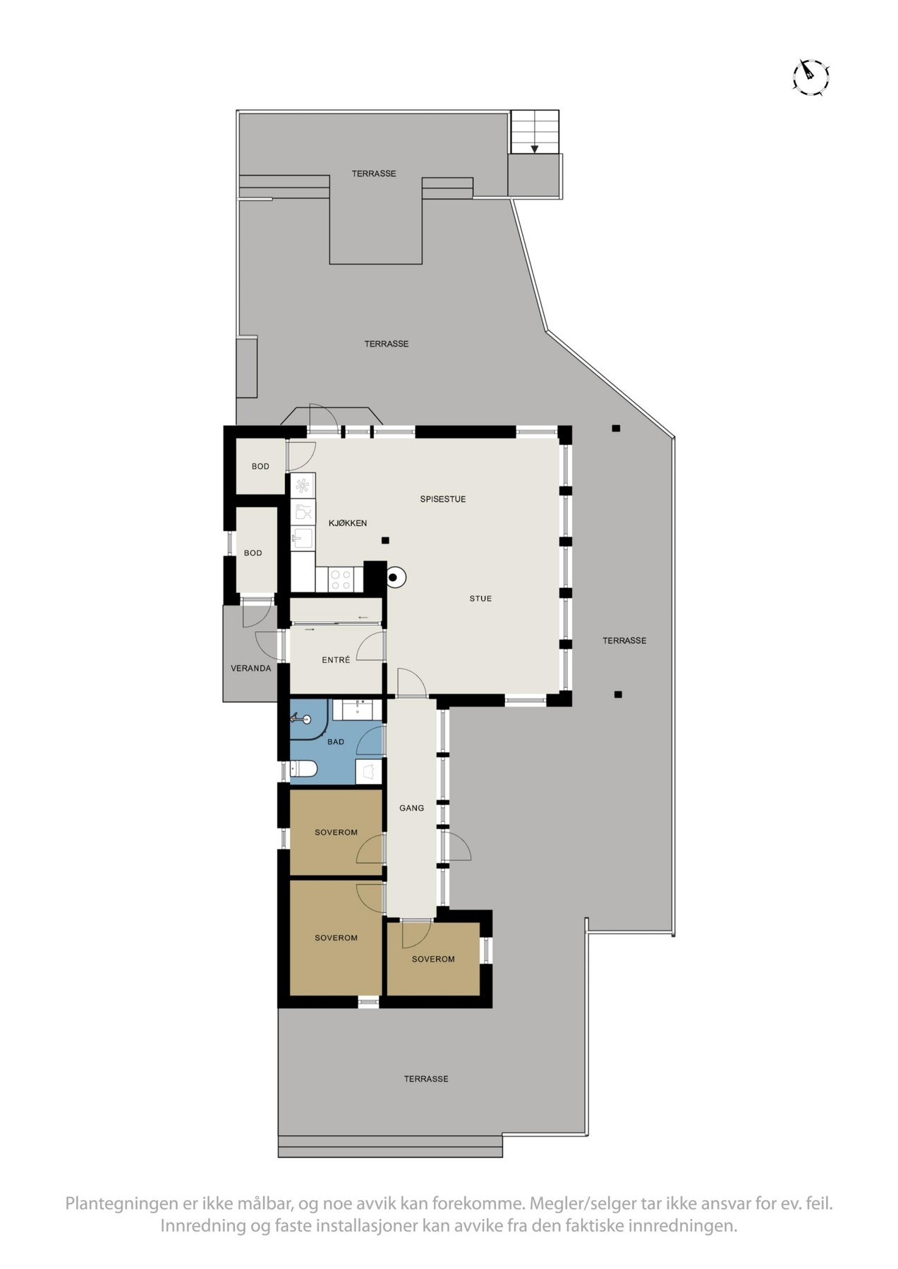 Plantegning Galleribilde