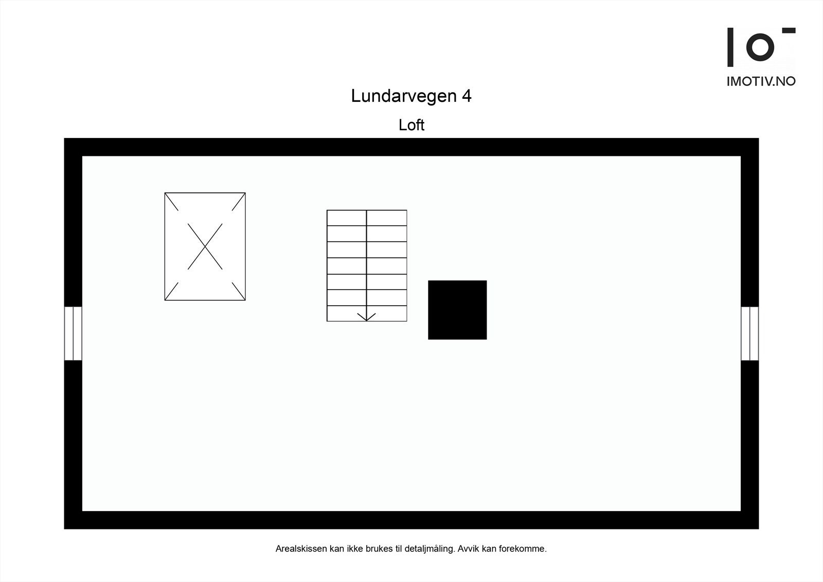 Plantegning loft. Galleribilde