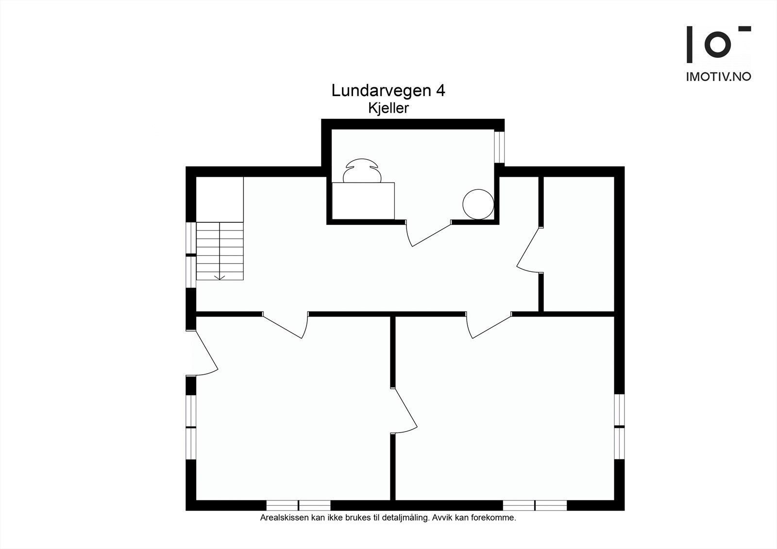 Plantegning kjeller. Galleribilde