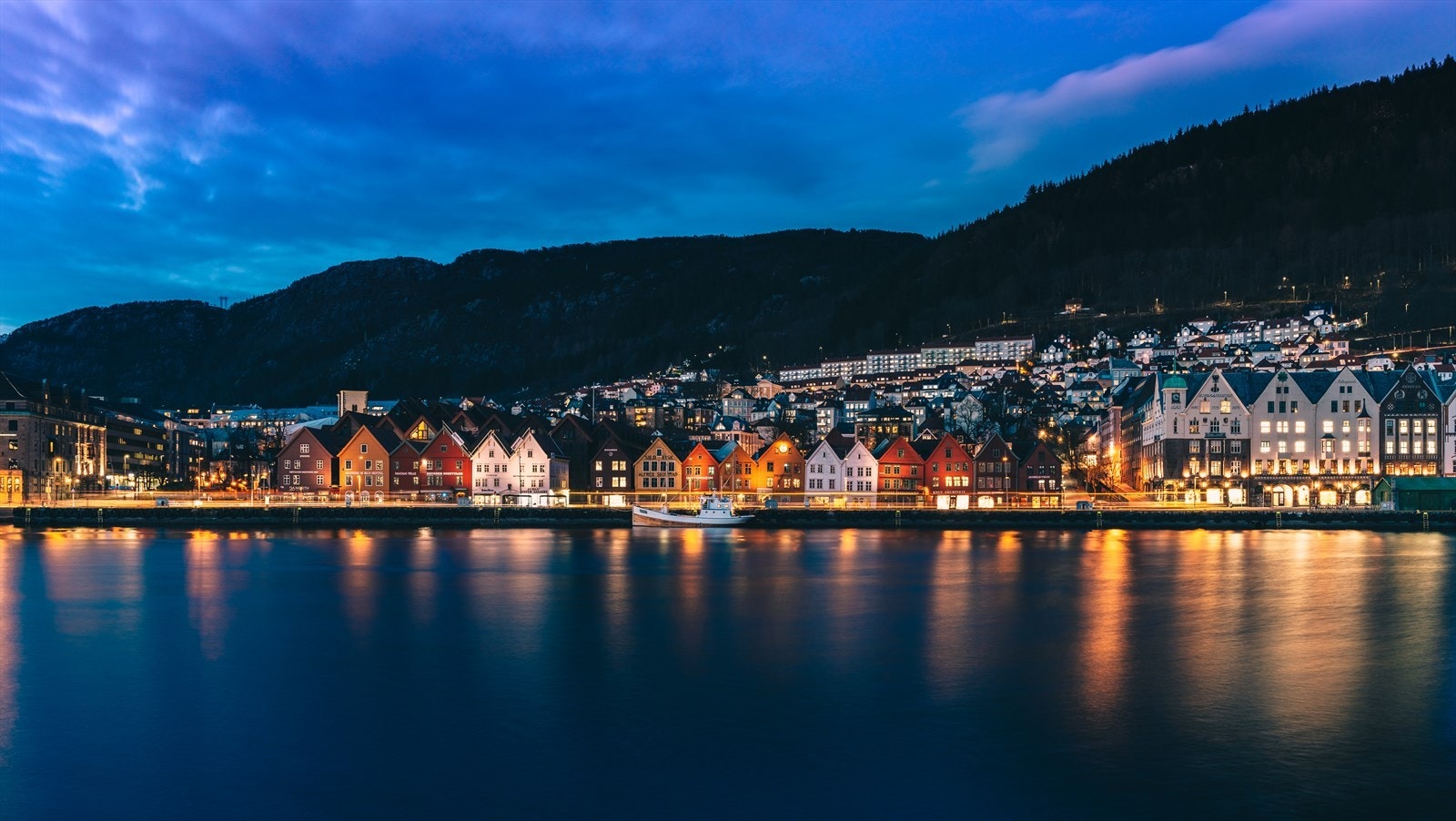 - Idylliske Bryggen innenfor kort gange - Galleribilde