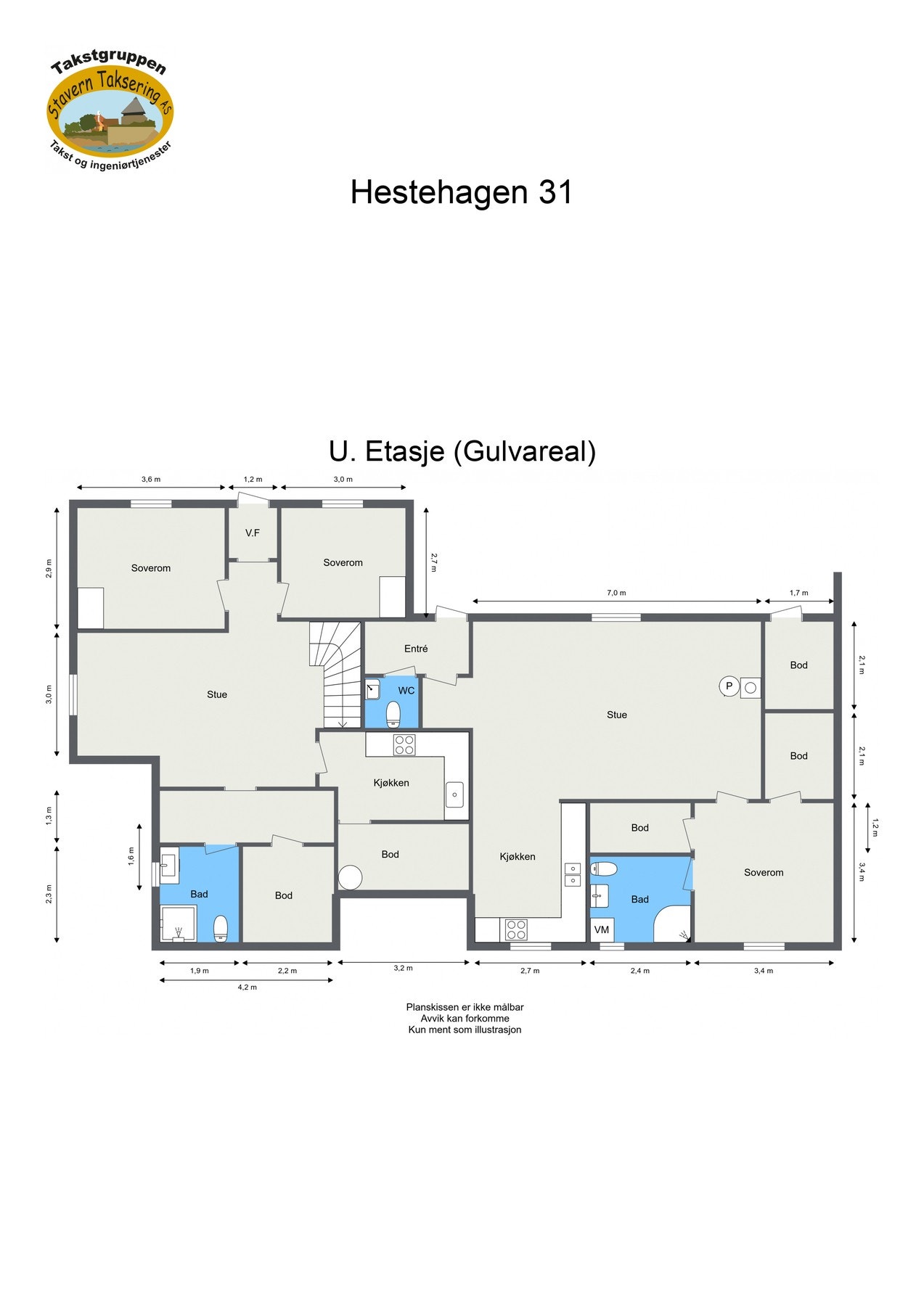 Plantegning u.etasje Galleribilde