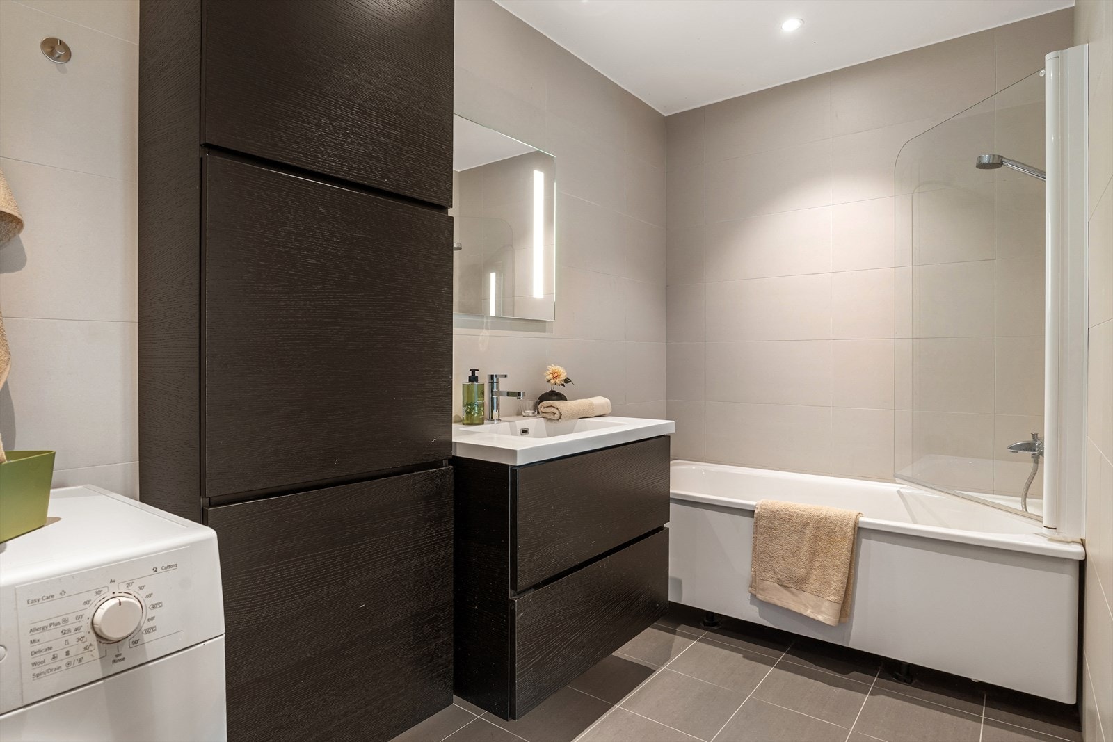 Badet har balansert ventilasjon. Galleribilde