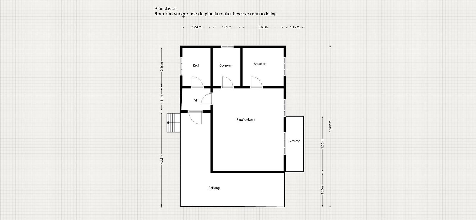 Planskisse Galleribilde
