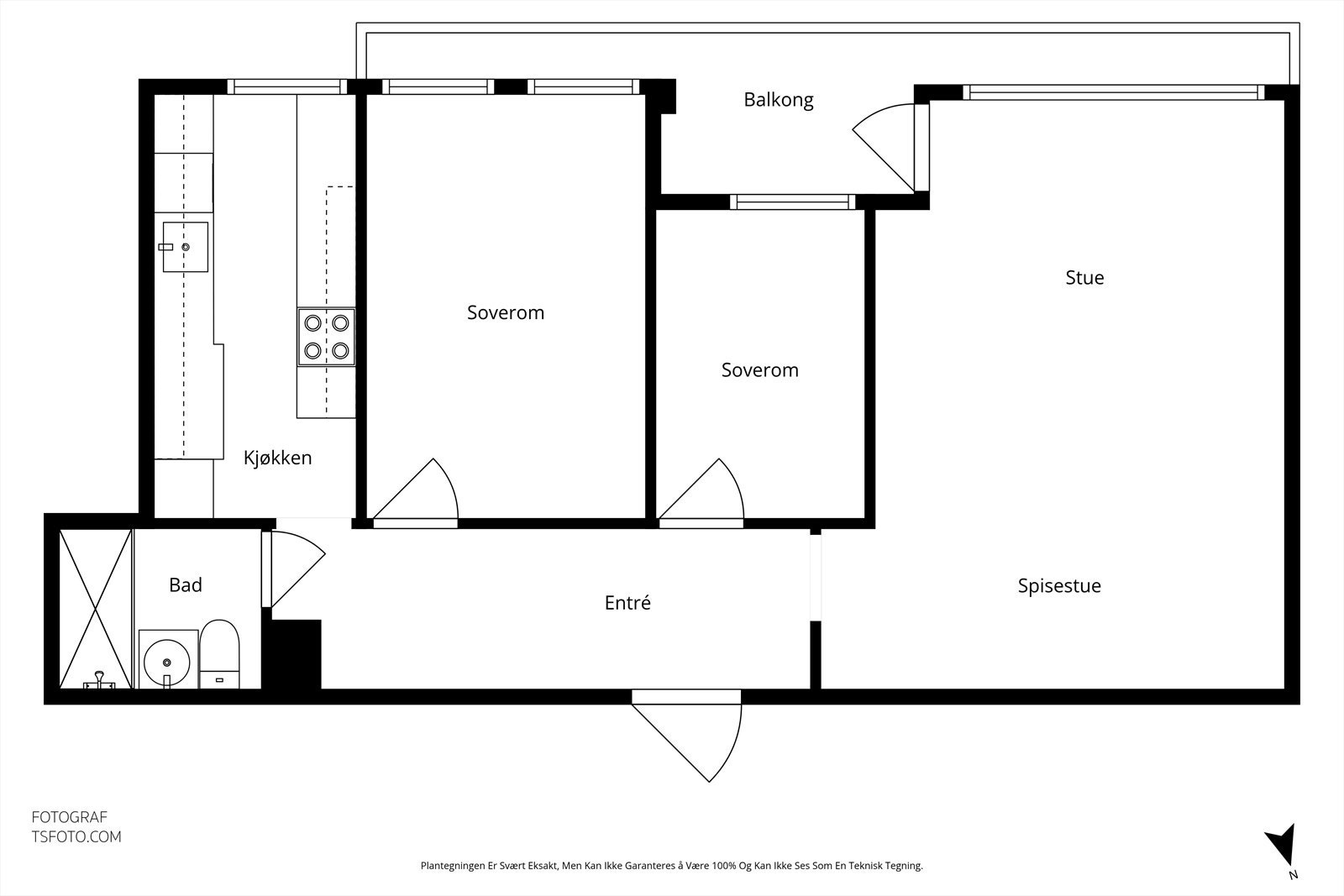 Plantegning Galleribilde