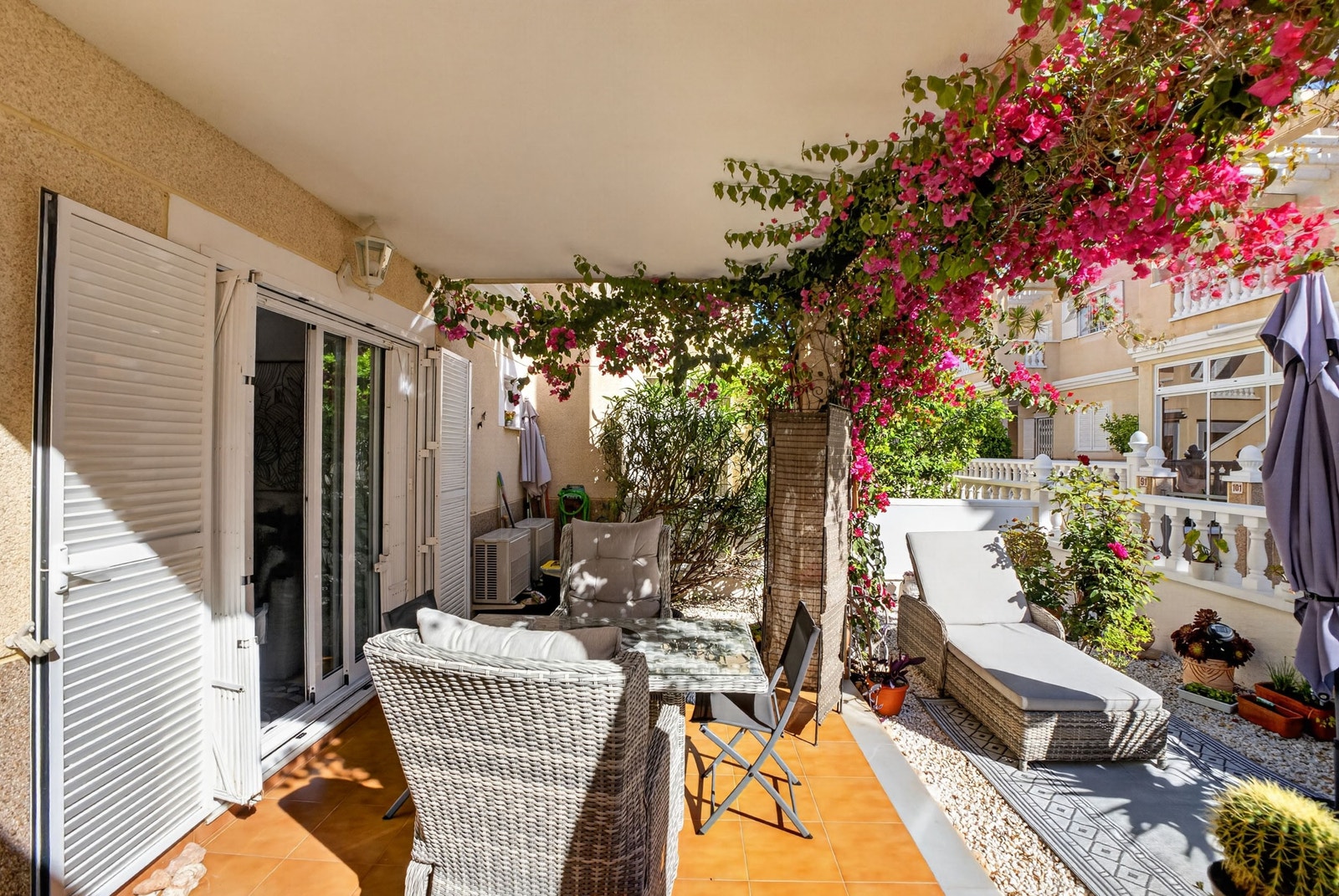 Overbygget terrasse Galleribilde