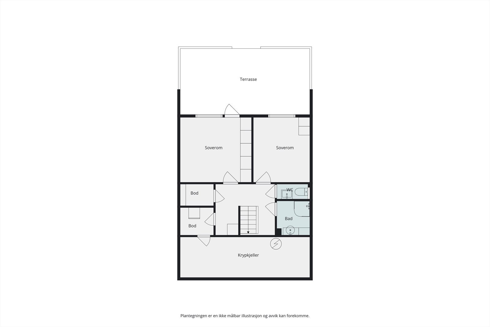 Plantegning Underetg Galleribilde