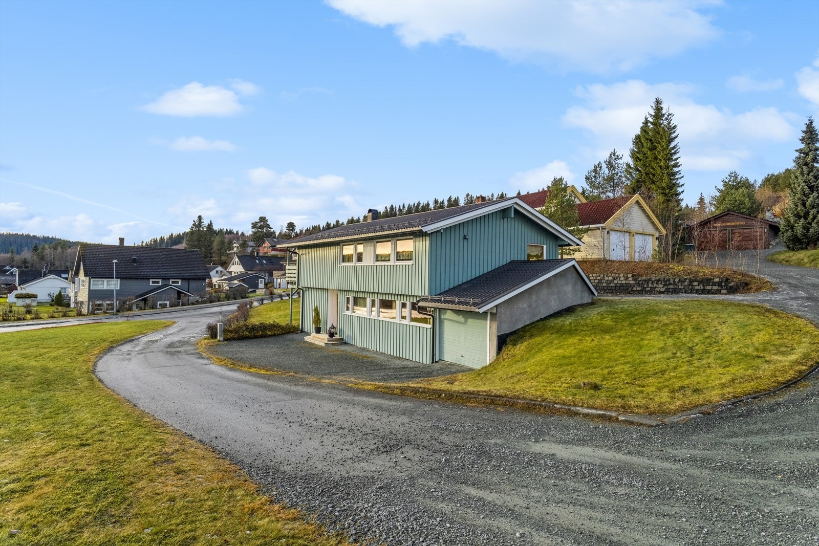 Turstier rett utenfor døren, ligger alt til rette for et aktivt familieliv. Galleribilde