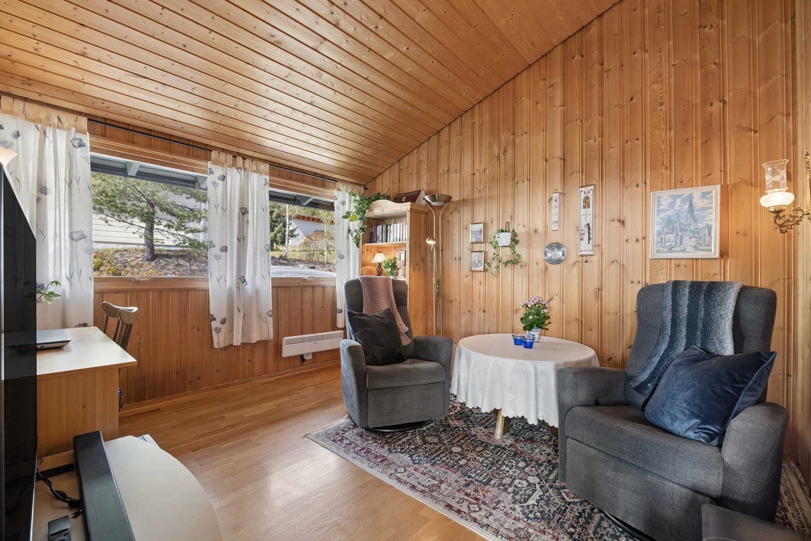 Koselig stuekrok for avslapning. Galleribilde