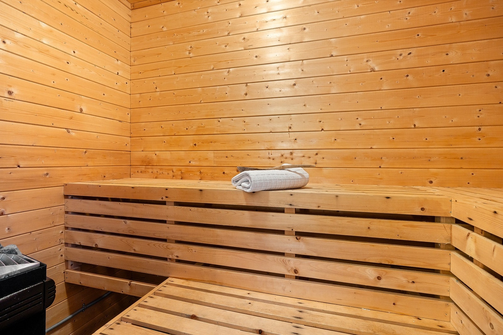 Med egen badstue - en sjelden luksus! Galleribilde