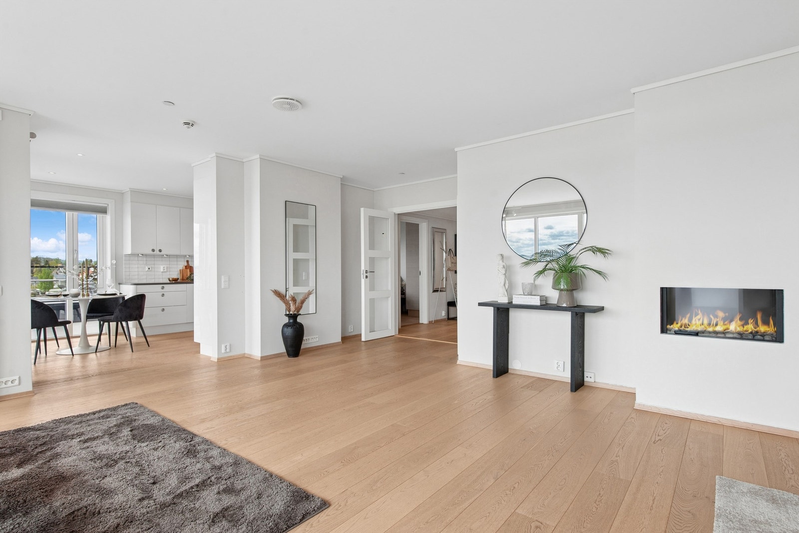 Gasspeis i stue som er både praktisk og behagelig. Galleribilde