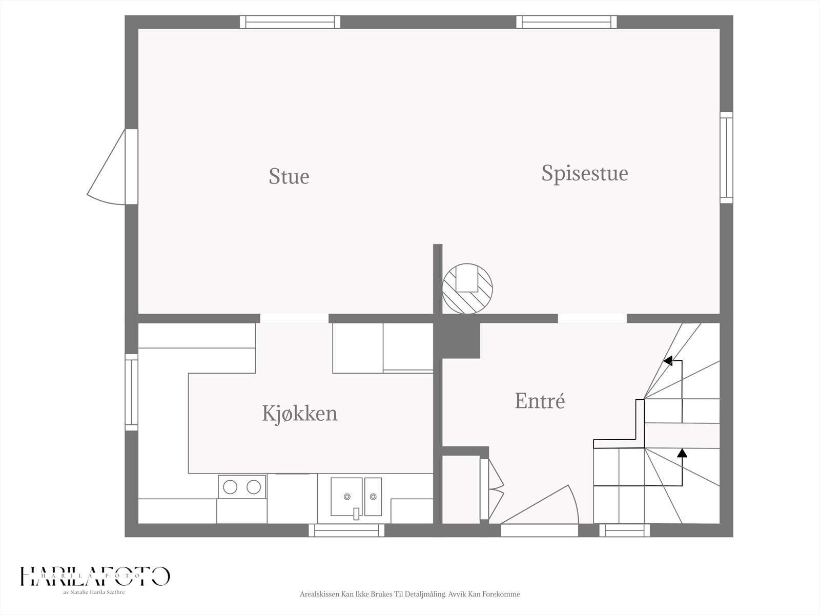 Plantegning hovedetasje Galleribilde