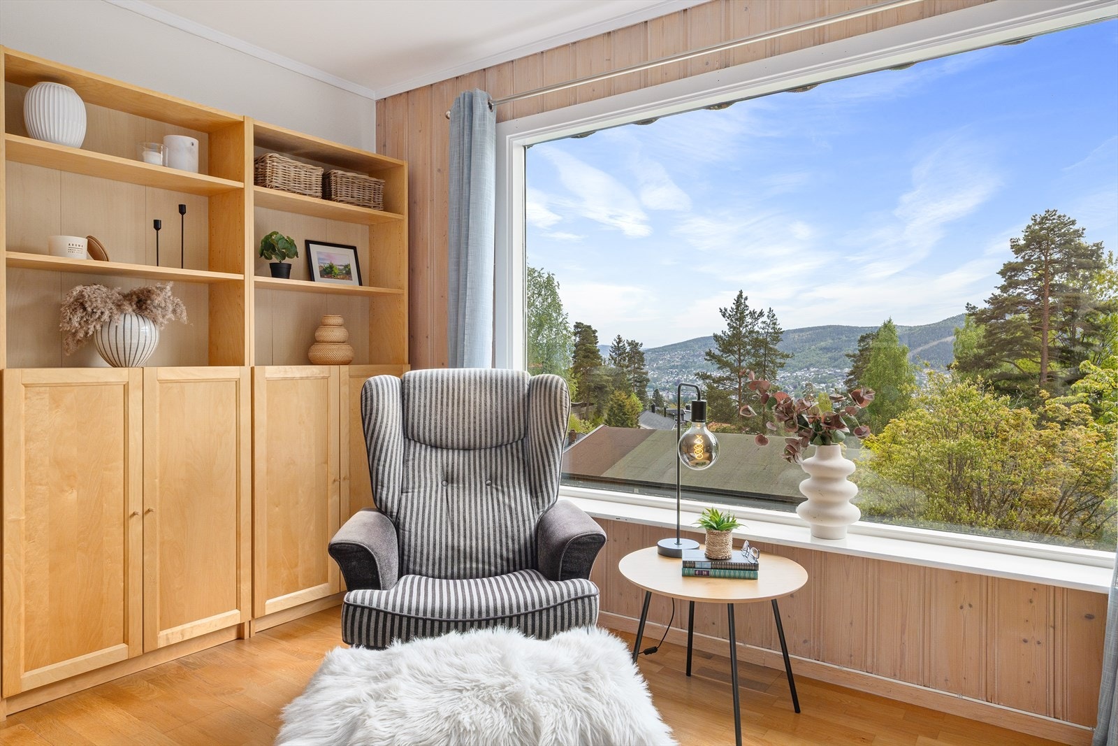 Utsikt over nærområdet og mot Drammen sentrum. Galleribilde